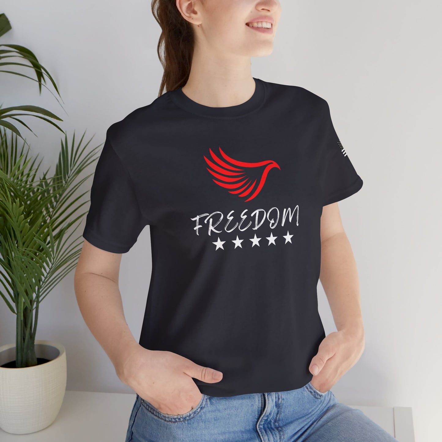 Freedom Wings Unisex Tee - Inspirational Graphic Shirt, Casual Wear