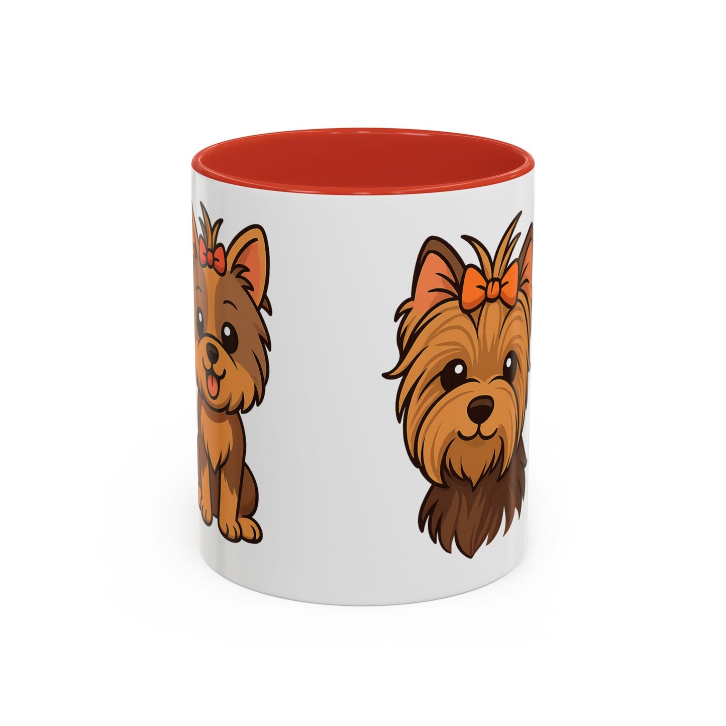 Cute Yorkshire Terrier Accent Coffee Mug - Pet Lover Gift