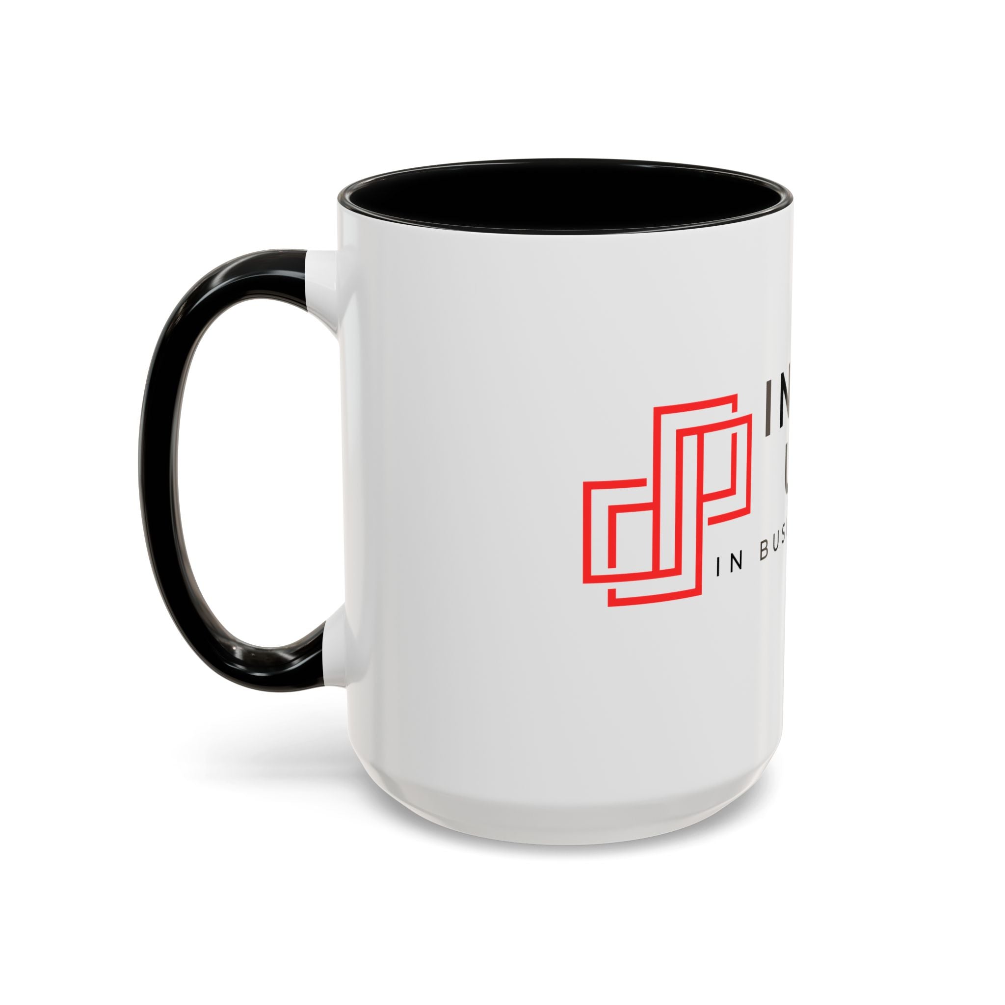 Infinity Upside™ Branded Accent Coffee Mug – Logo Coffee Cup (11/15oz)