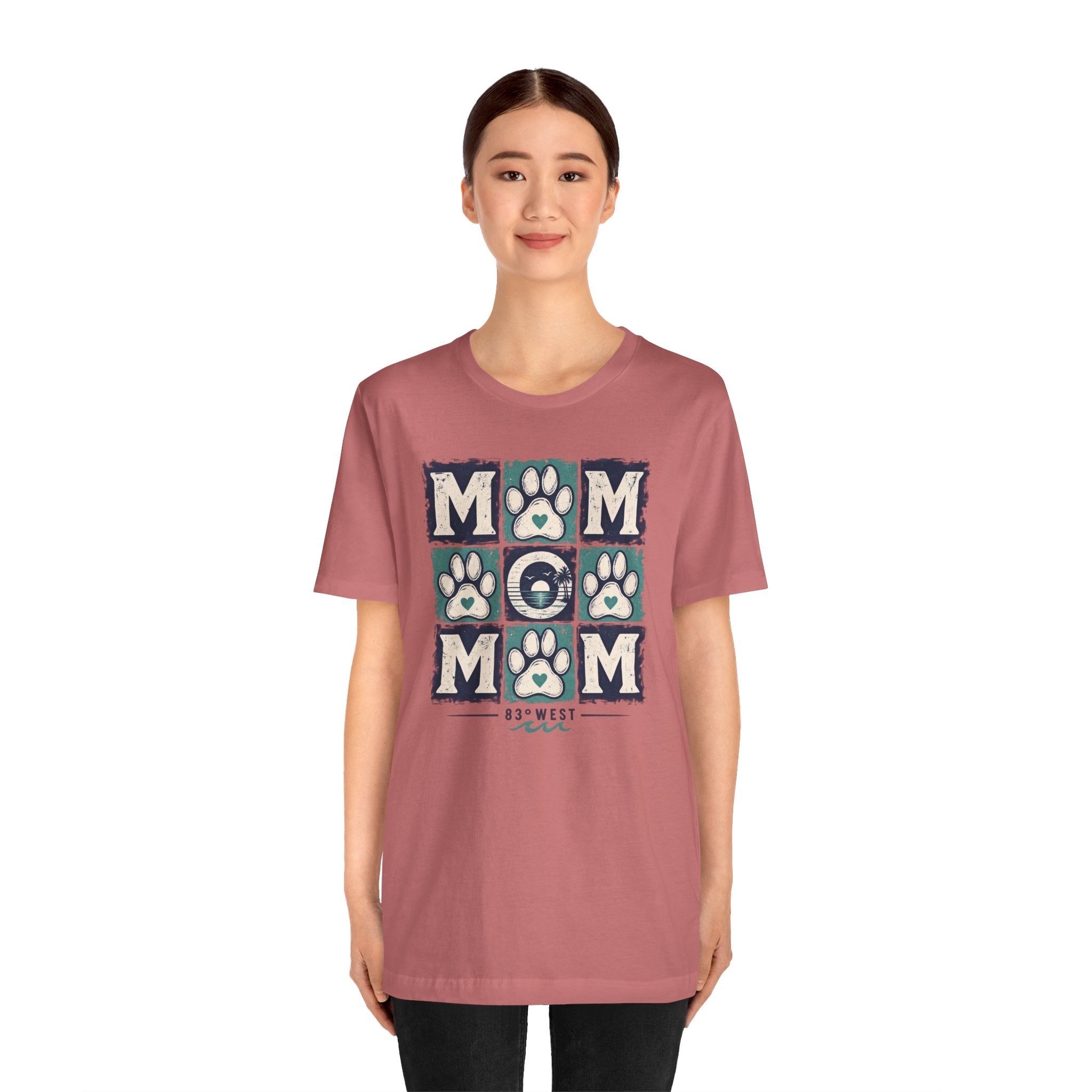 Dog Mom T-Shirt – Dogs and Sunsets Go Together for Dog Moms