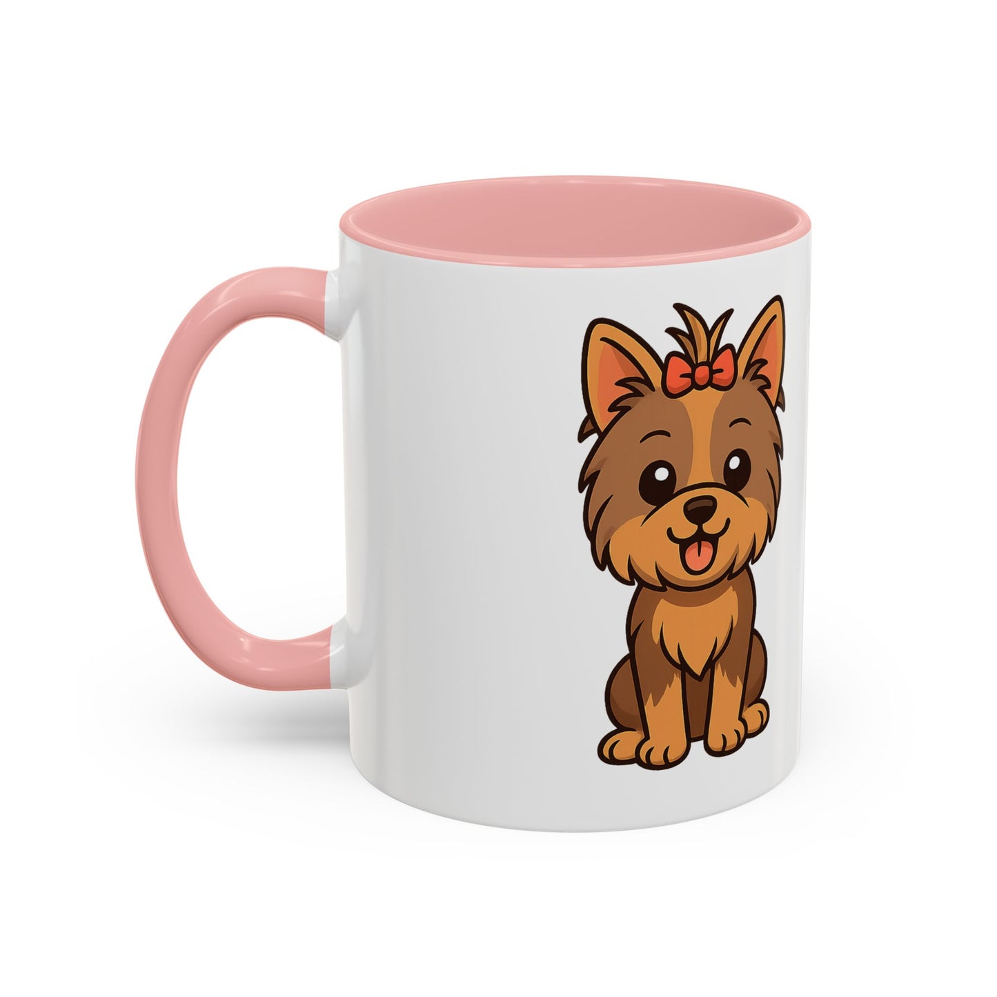 Cute Yorkshire Terrier Accent Coffee Mug - Pet Lover Gift