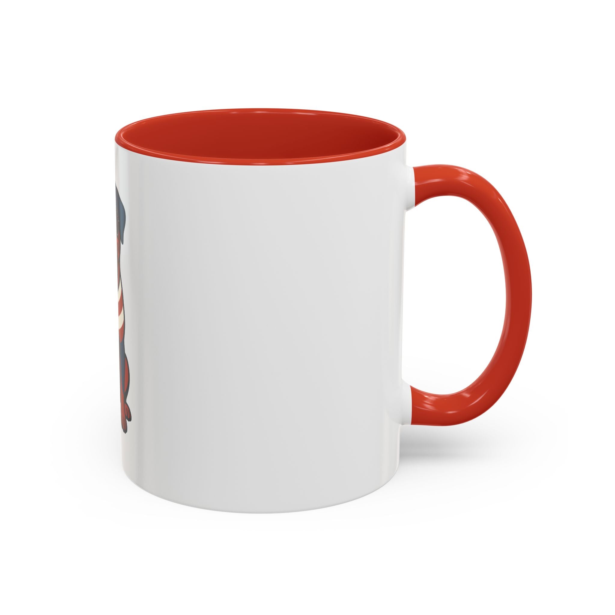 Patriotic Dog Mug, Rottweiler Coffee Cup, Cute Pet Lover Gift
