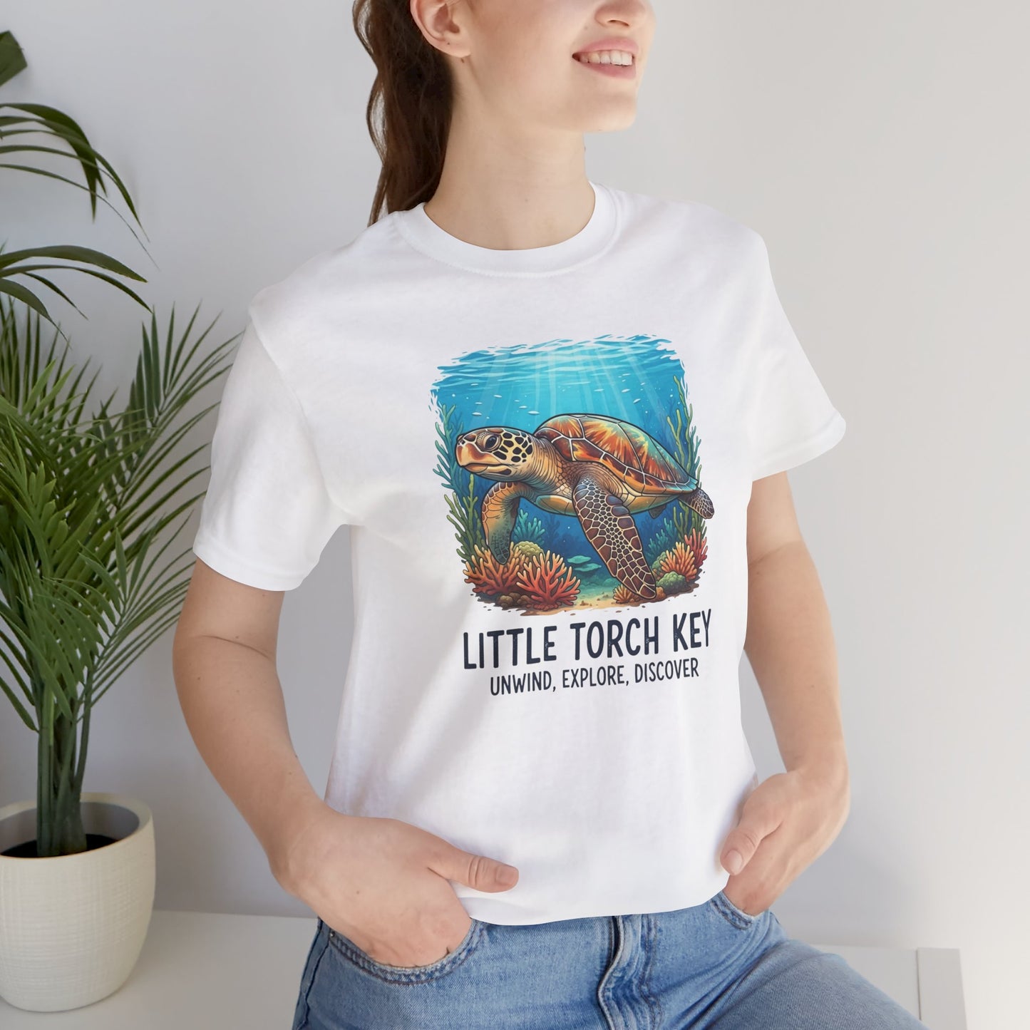FLORIDA KEYS COLLECTION Little Torch Key Turtle Tee - Explore, Discover, Unwind