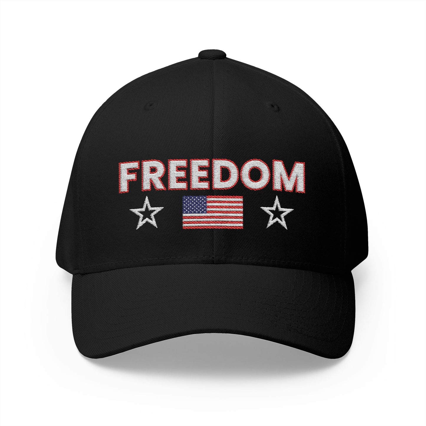 Patriotic Embroidered Cap | Freedom Isn't Free Hat, CK Signature