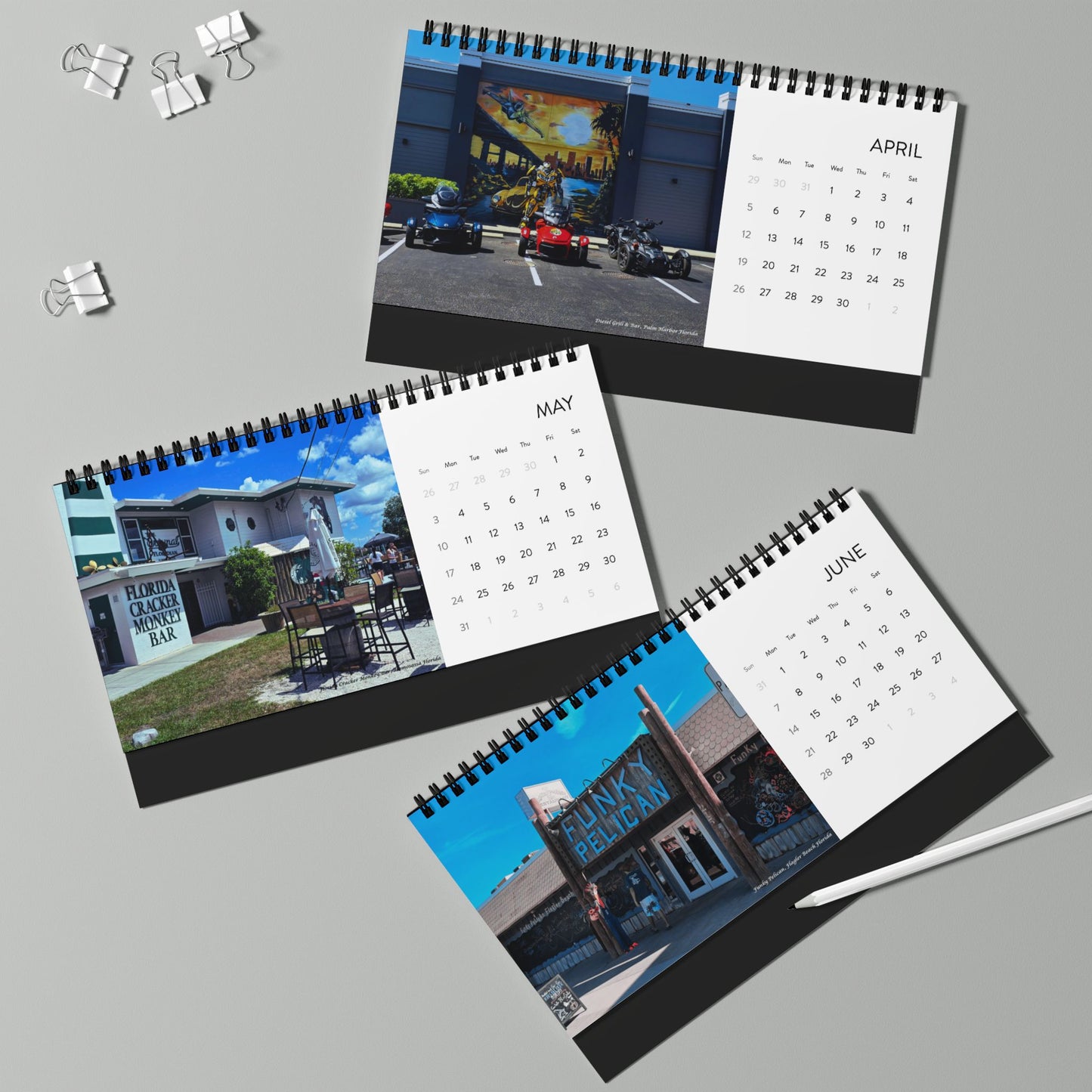 2026 CORE Florida West Coast Desktop Calendar — Ryde Memories & Adventures