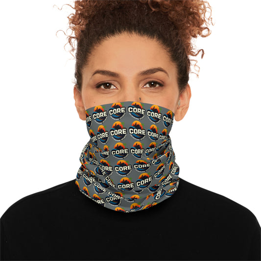 CORE Logo Neck Gaiter — Repeating Pattern Face Shield
