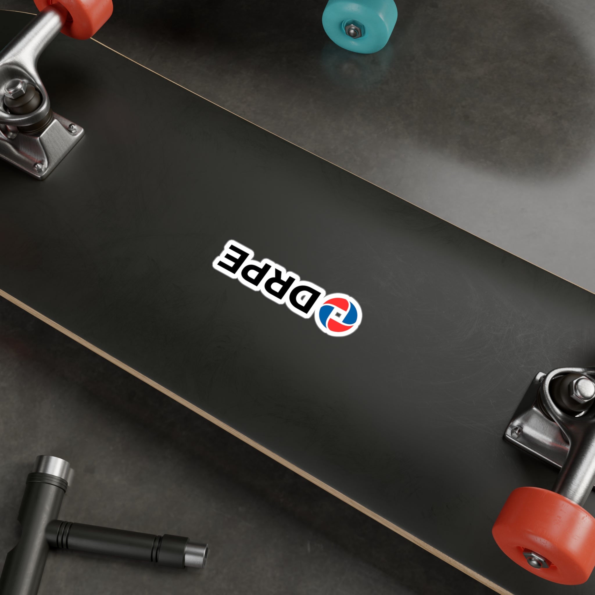 DRPE Vertical Logo Vinyl Decal