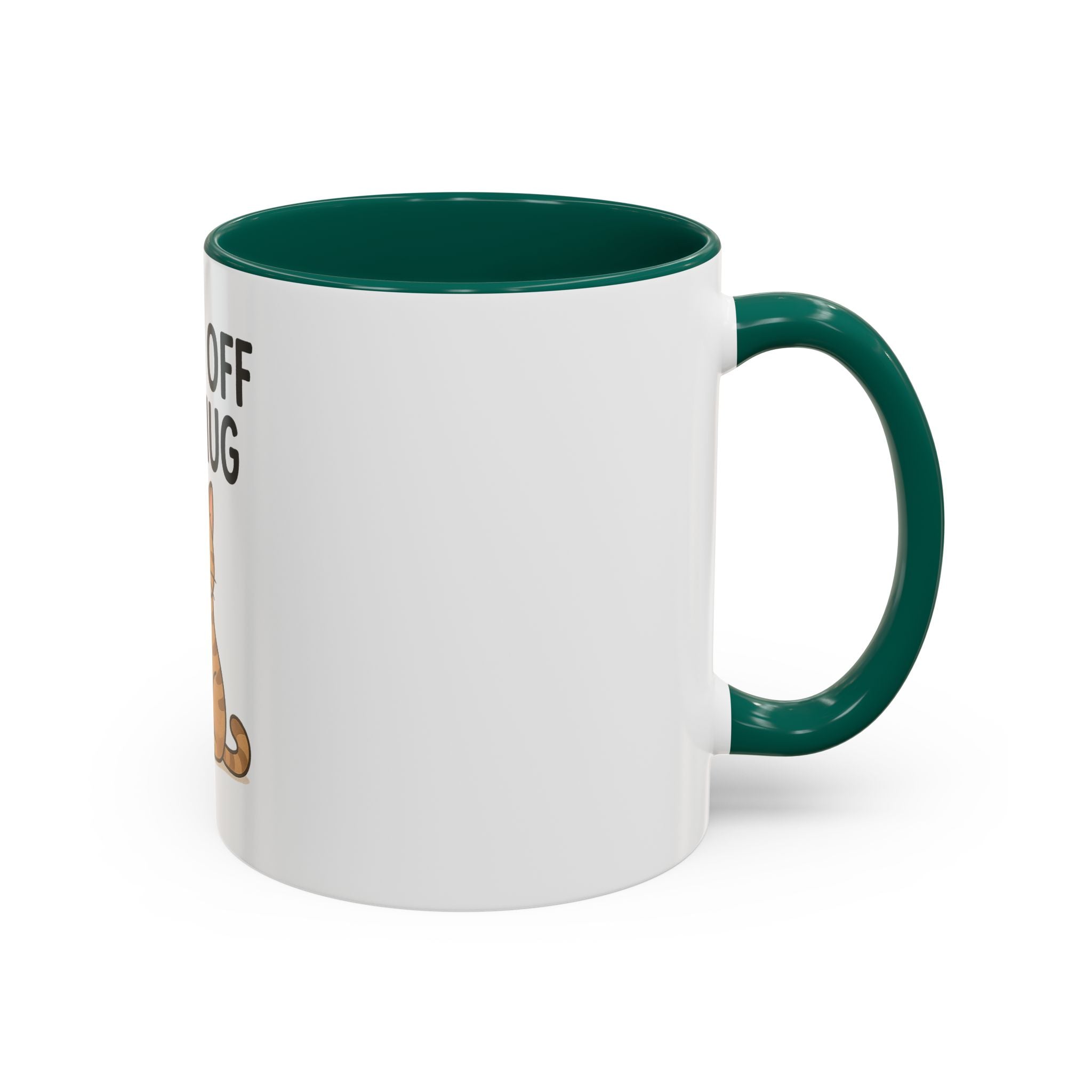 Funny Cat Mug - "Paws Off My Mug" - Colorful 11oz & 15oz Coffee Cup