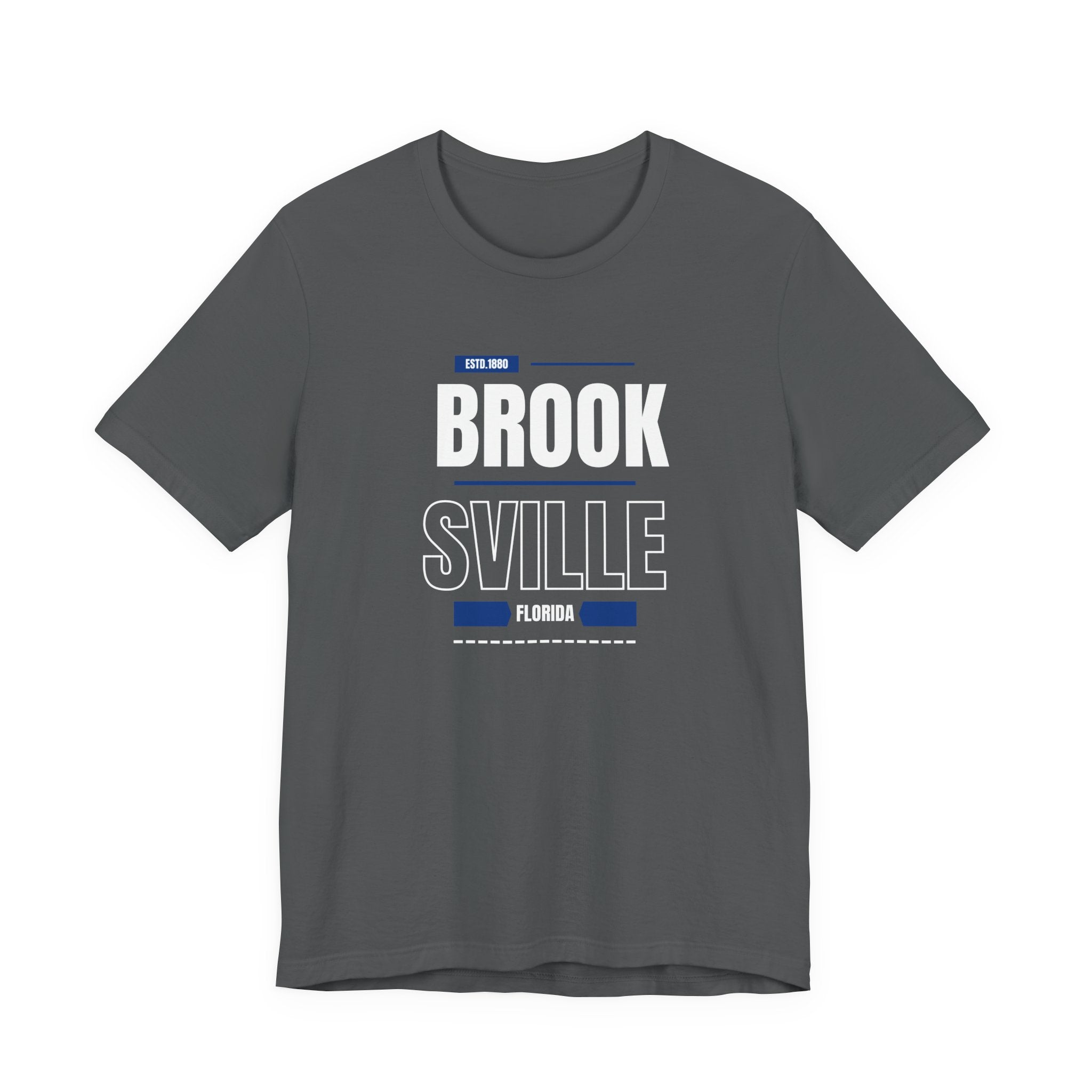 Brooksville Florida Unisex Jersey Tee - Retro Vibe T-Shirt for Casual Style