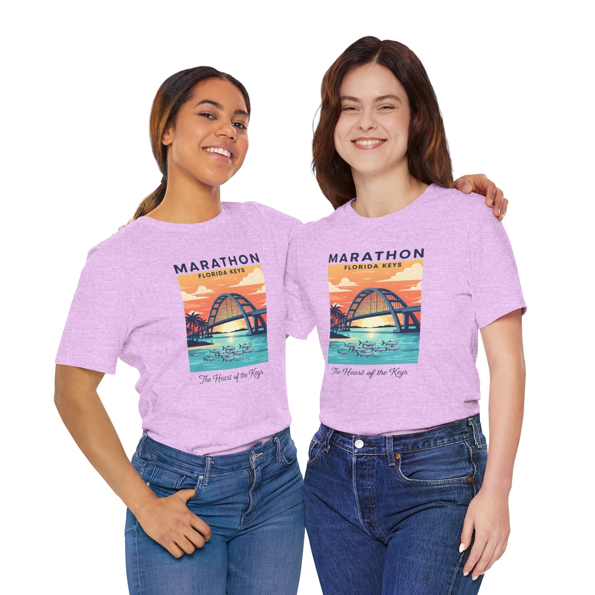 FLORIDA KEYS COLLECTION Florida Keys Marathon Tee, Vintage Beach Shirt, Summer Travel Tee, Vacation Gift, Unisex Graphic T-Shirt