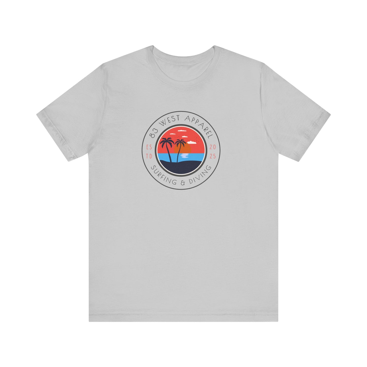 83 West Surf & Dive Unisex Tee - Perfect for Beach Lovers and Outdoor Adventures