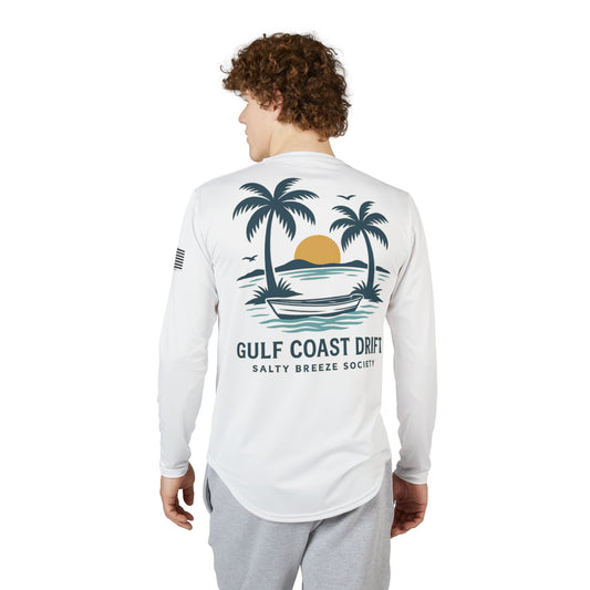 Salty Breeze Society Men's UV Protection Long Sleeve Shirt - Gulf Coast Drift