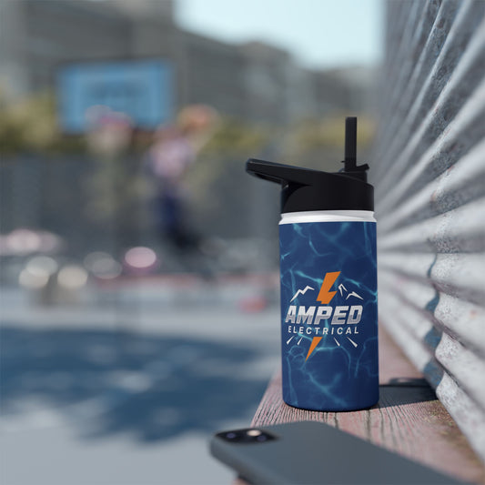 AMPED ELECTRICAL Stainless Steel Water Bottle | Hydration Gift for Electricians