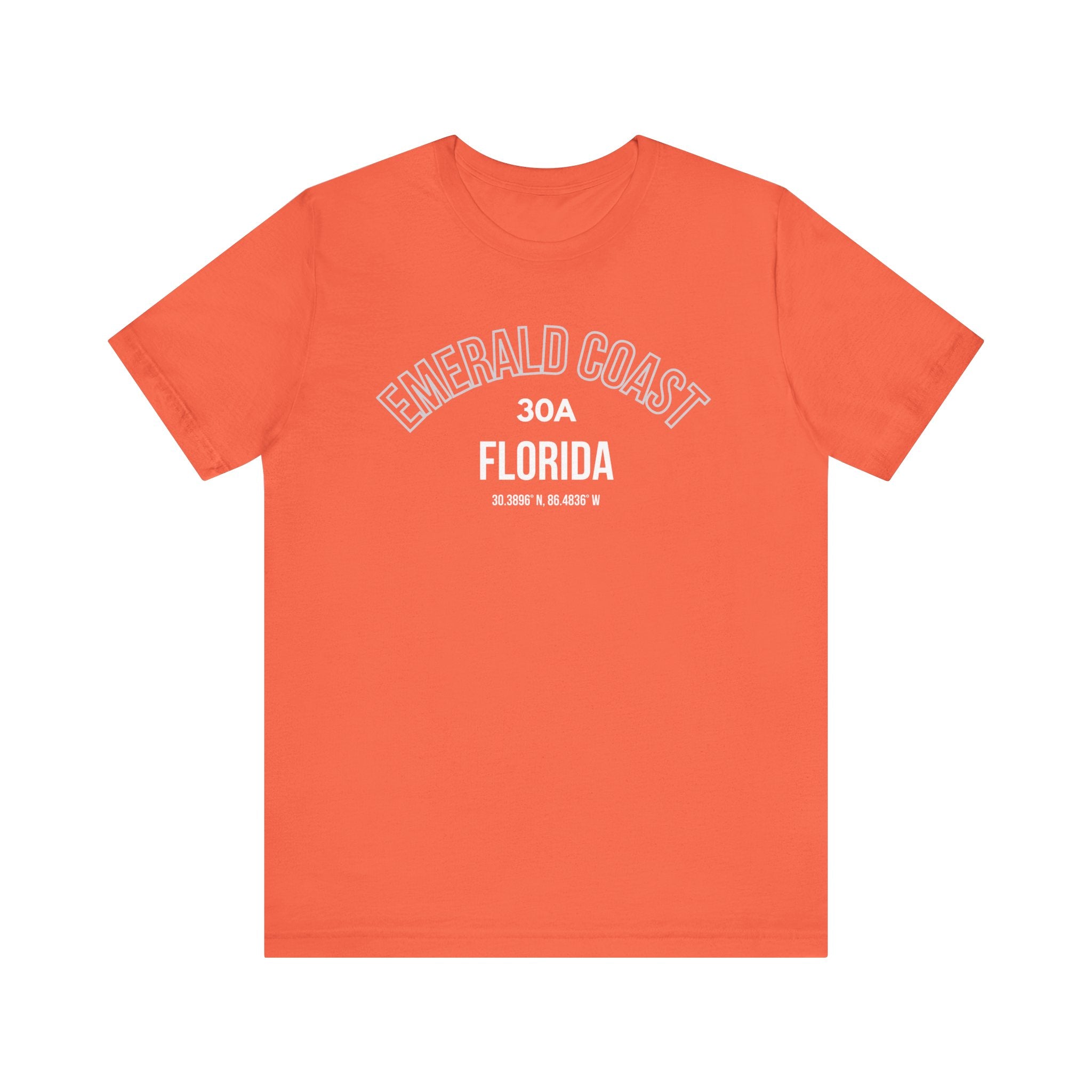 Emerald Coast 30A Florida Short Sleeve Tee - Casual Summer Shirt