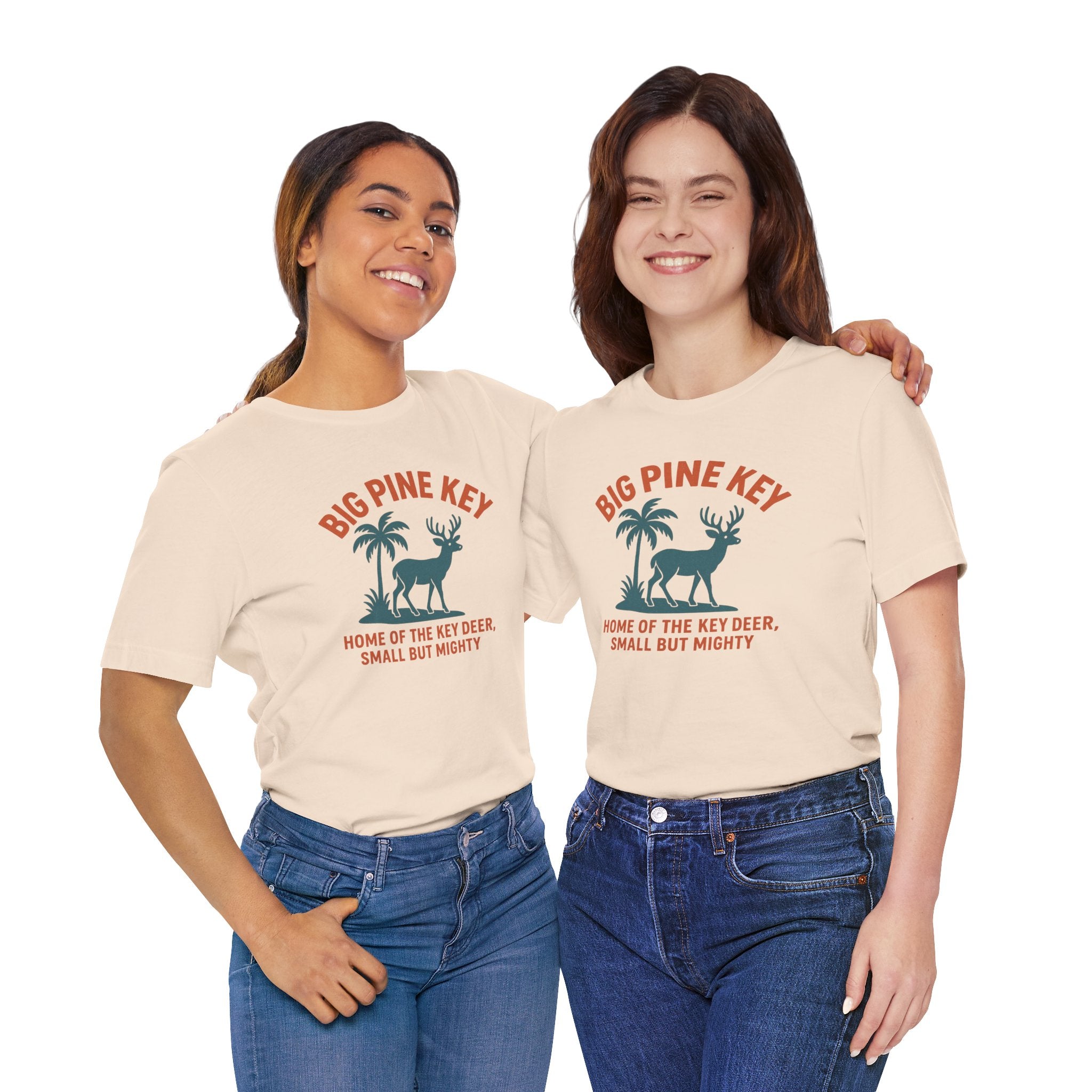FLORIDA KEYS COLLECTION Big Pine Key Unisex Tee – Home of the Key Deer, Relaxed Fit Casual Shirt