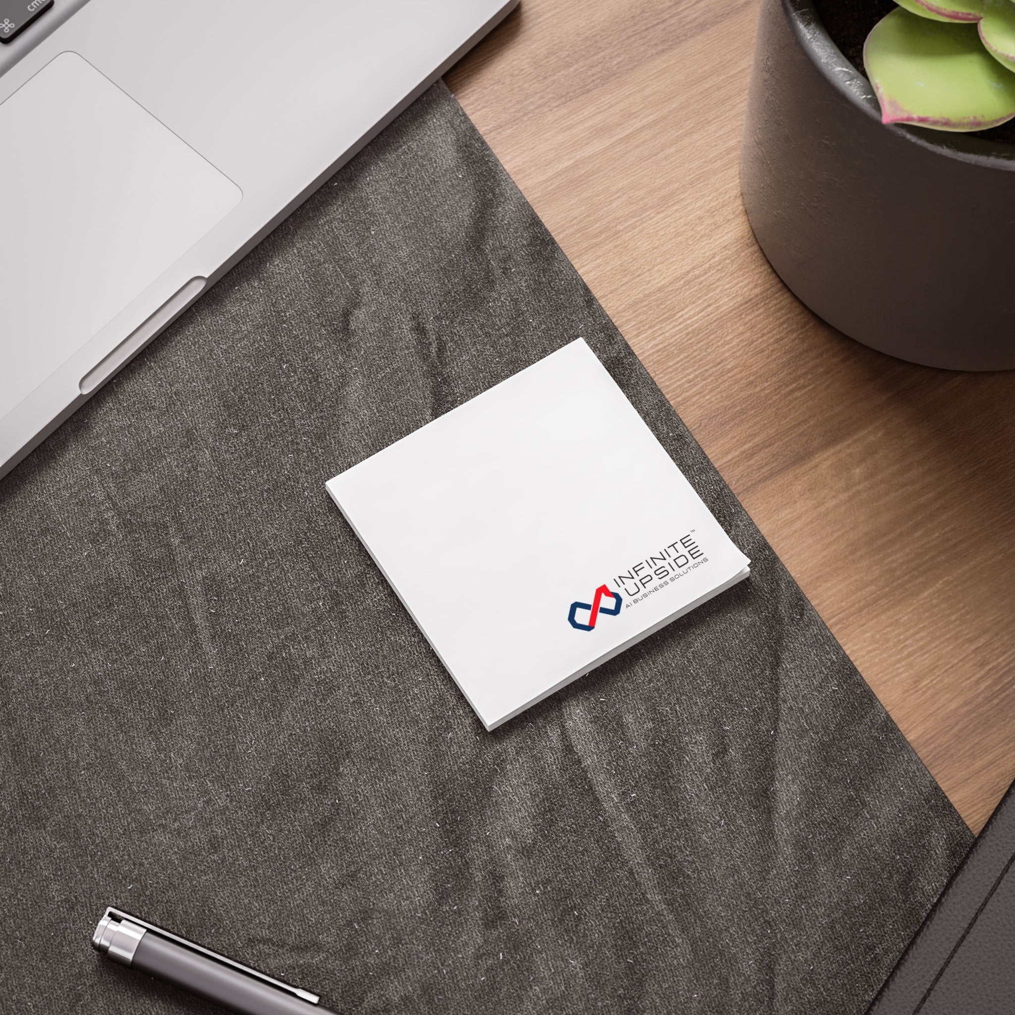 INFINITE UPSIDE™ AI Business Solutions Custom Post-it Note Pads