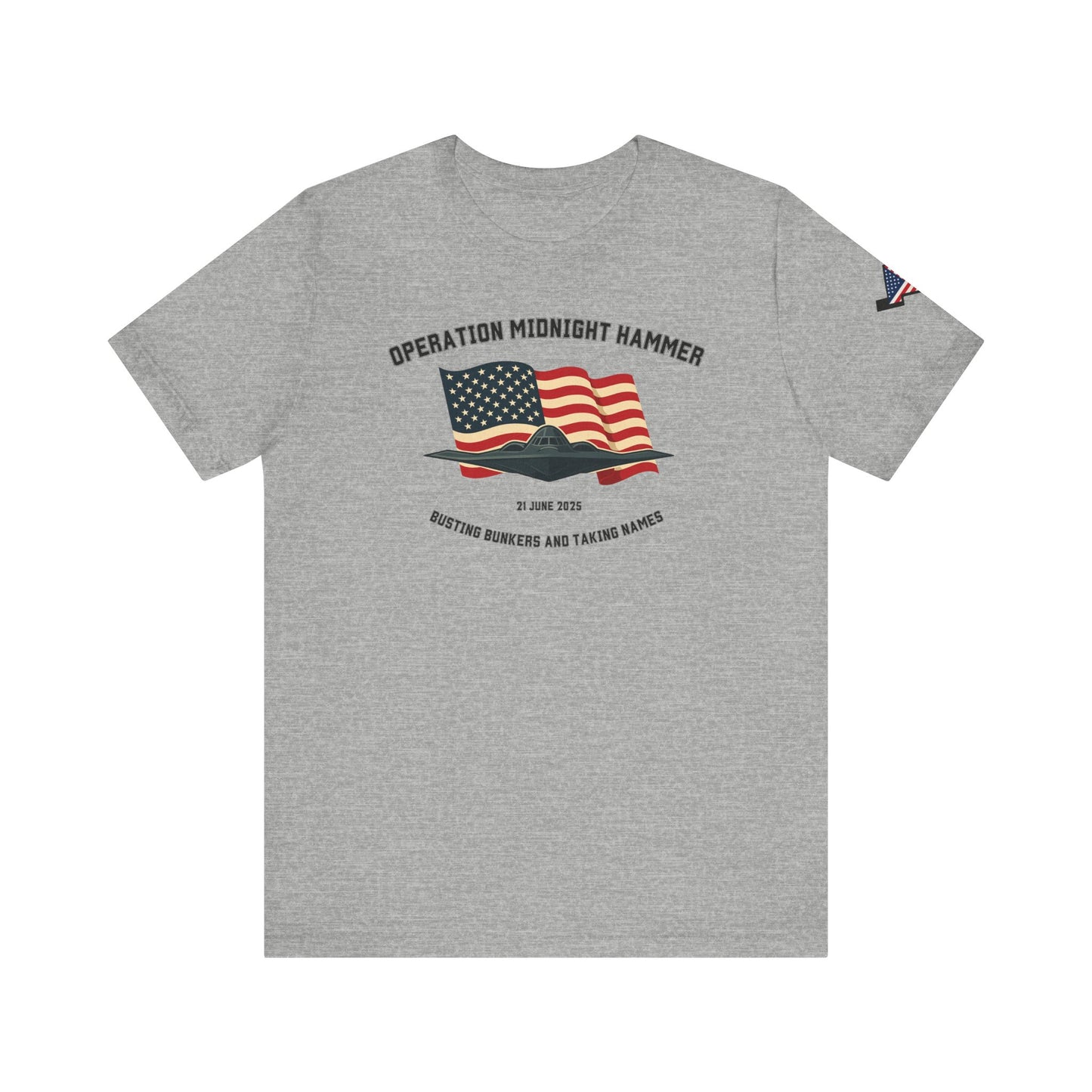 Operation Midnight Hammer, B2 Stealth Bomber Casual Shirt, Gift for Veterans