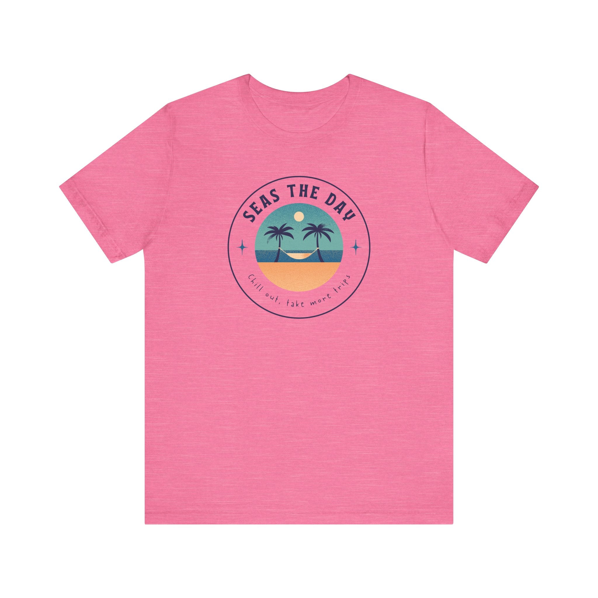 Seas the Day Tee - Unisex Jersey Short Sleeve Shirt for Beach Lovers