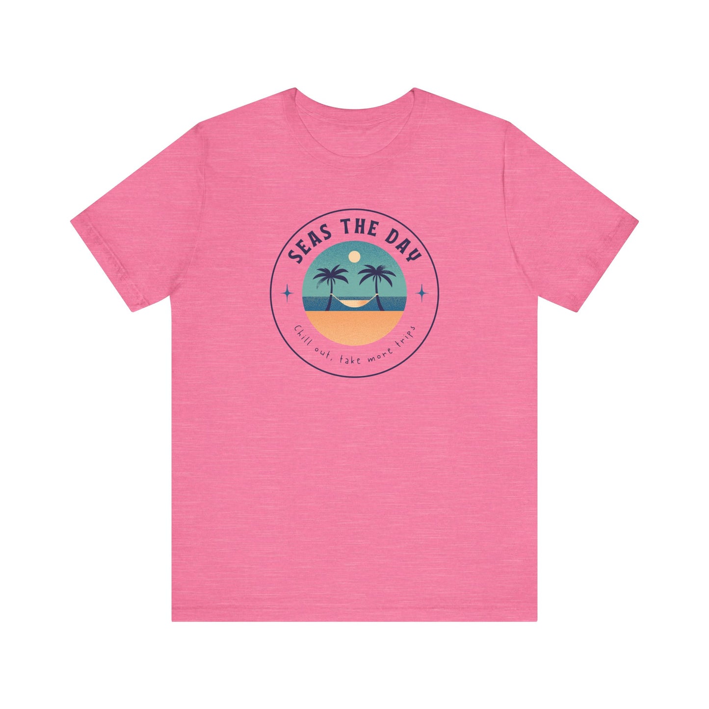 Seas the Day Tee - Unisex Jersey Short Sleeve Shirt for Beach Lovers