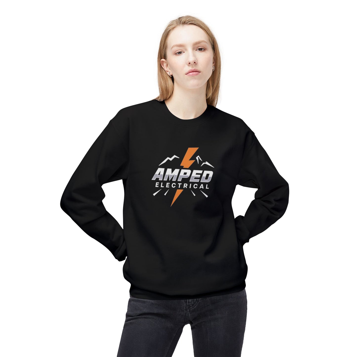 AMPED ELECTRICAL COLLECTION | Electrician Crewneck Sweatshirt