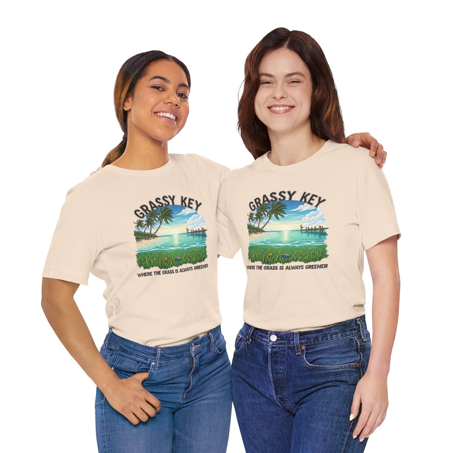 FLORIDA KEYS COLLECTION Grassy Key Shirt, Casual Summer T-Shirt