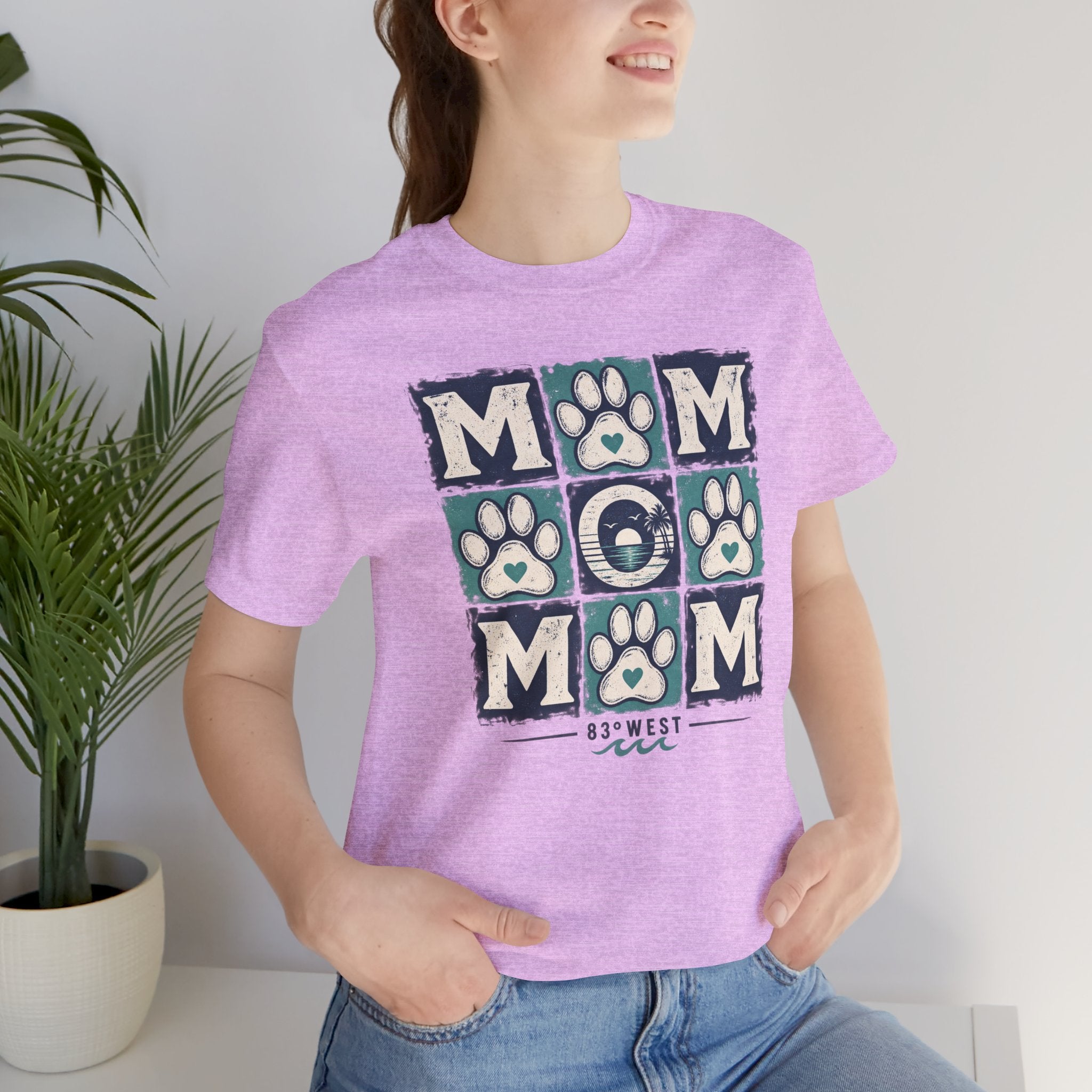 Dog Mom T-Shirt – Dogs and Sunsets Go Together for Dog Moms