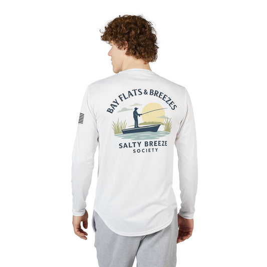 Salty Breeze Society Bay Flats & Breezes Men's UV Protection Fishing Shirt