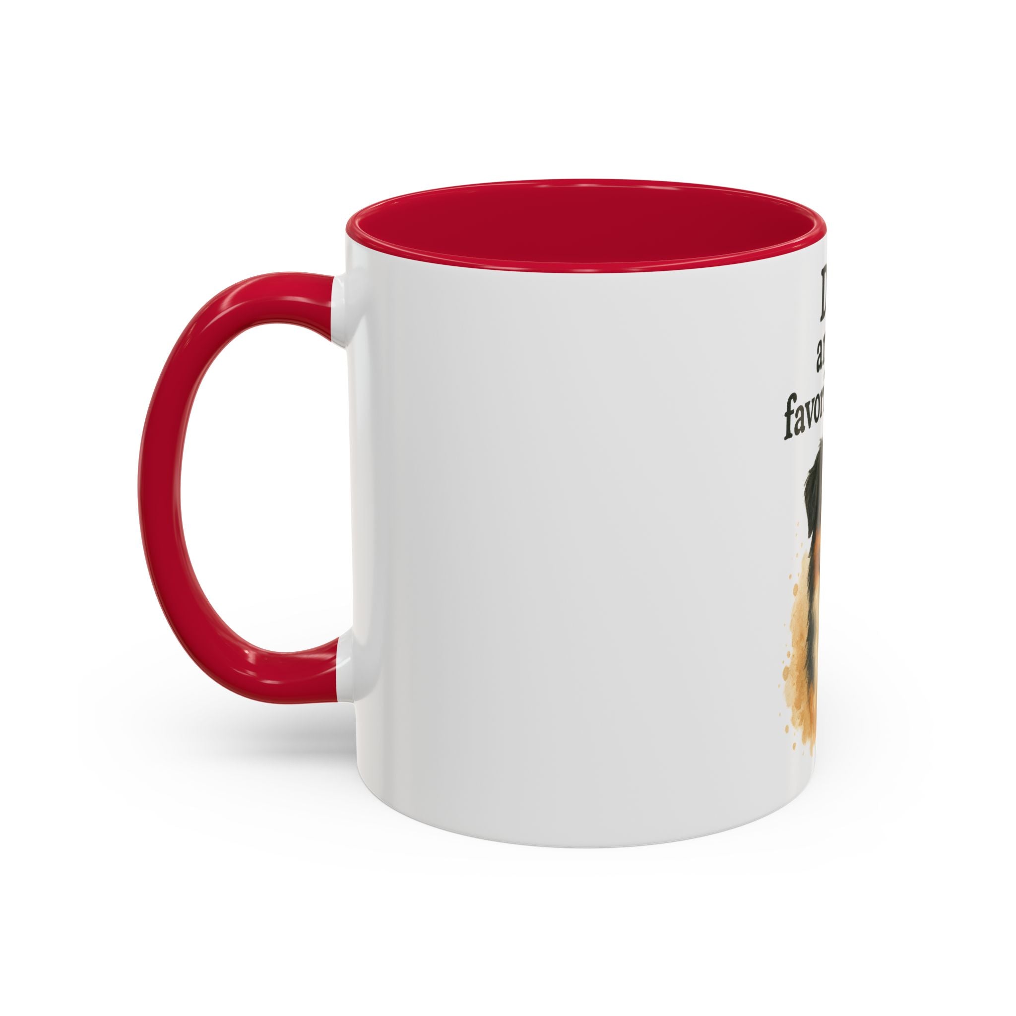 Dog Lovers Colorful Mug - "Dogs are my favorite people" - 11oz