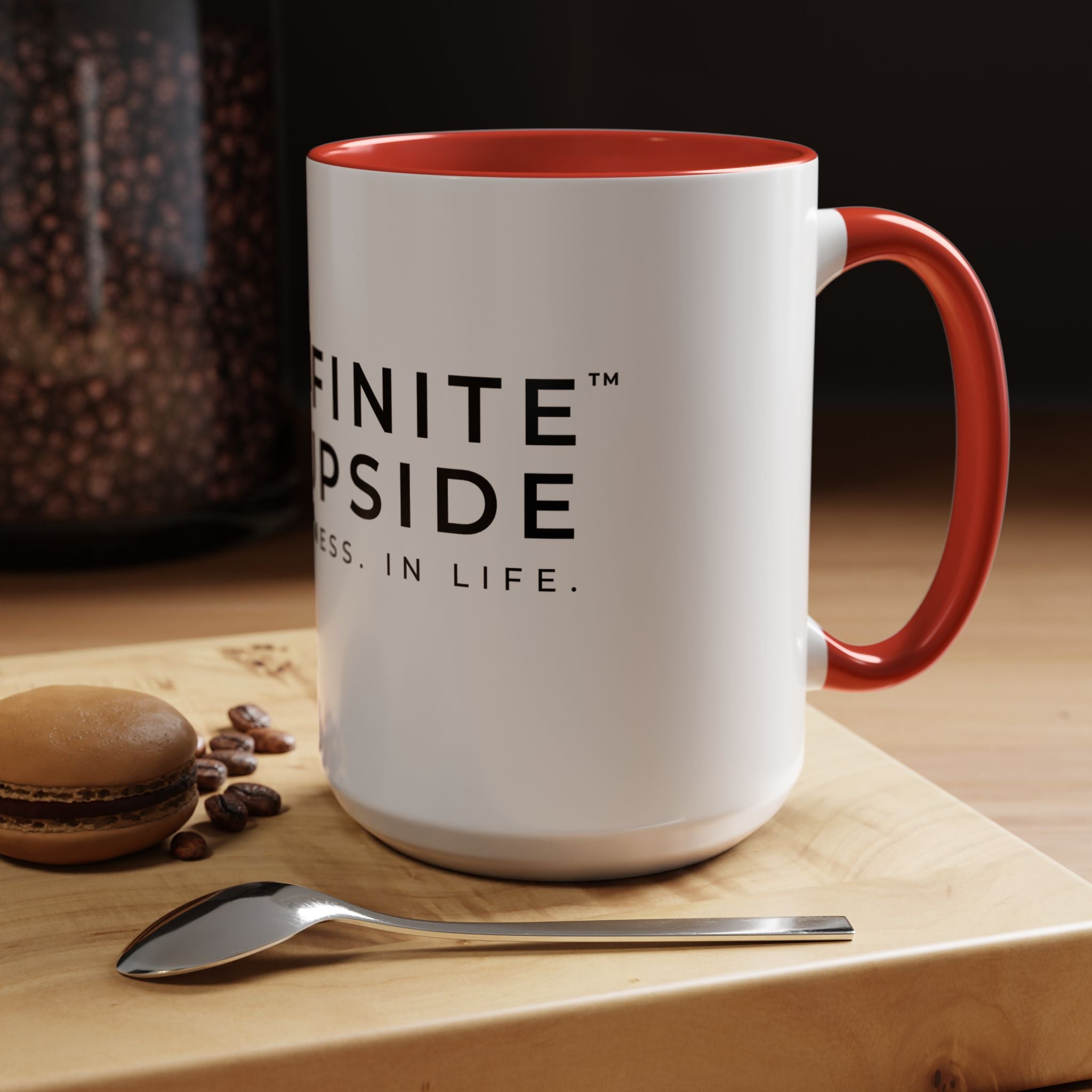 Infinity Upside™ Branded Accent Coffee Mug – Logo Coffee Cup (11/15oz)