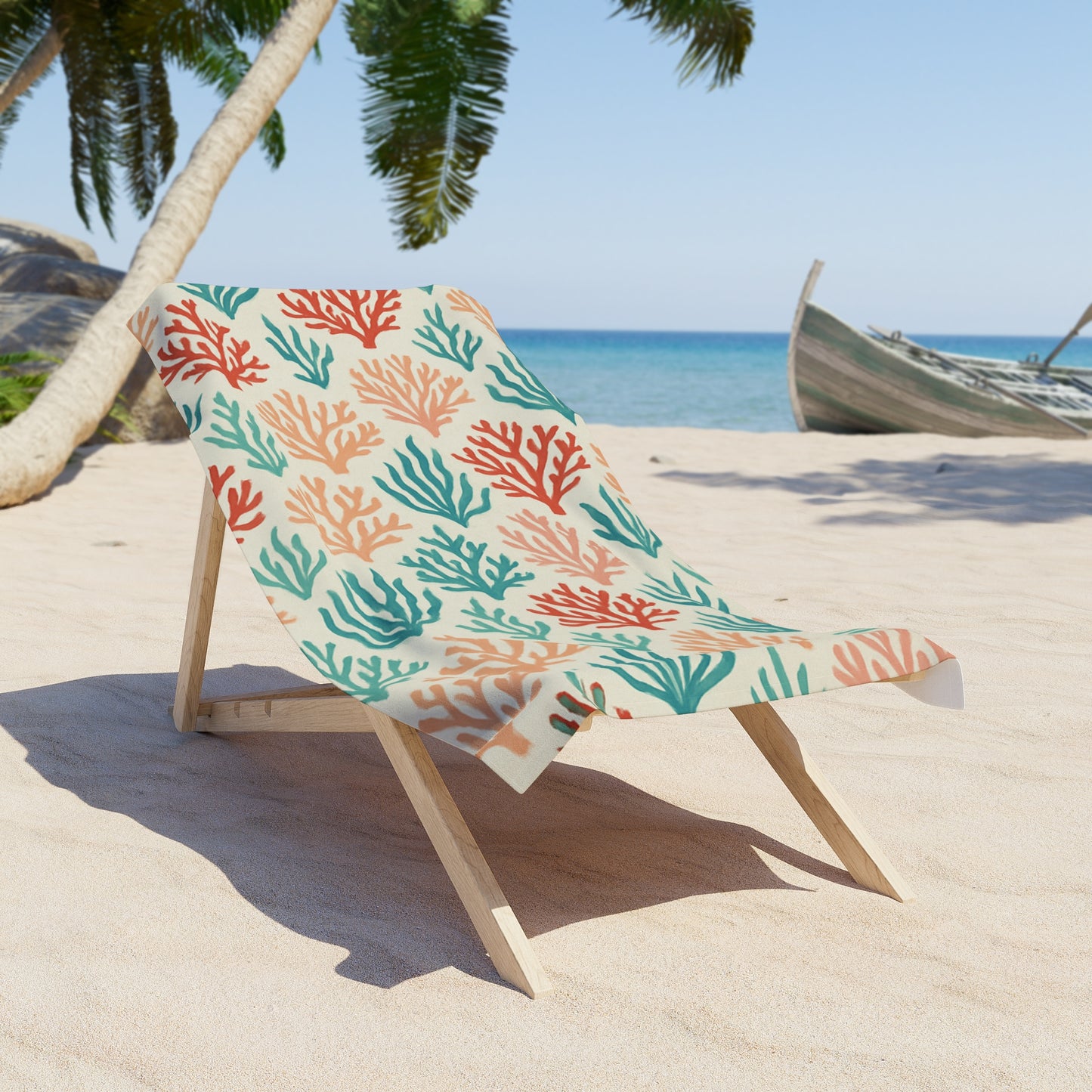 Coral Reef Beach Towel - Vibrant, Eco-Friendly Towel for Summer Fun