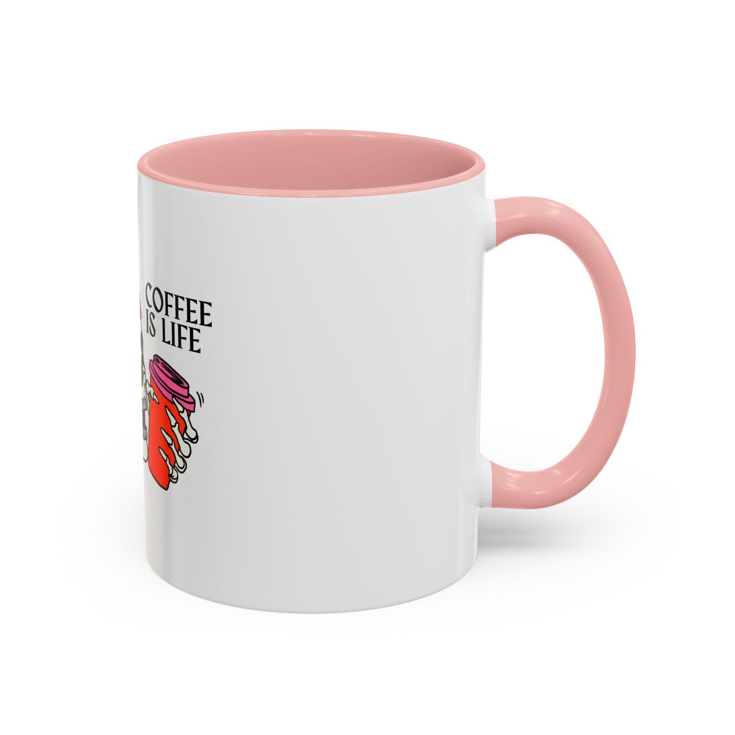Skull Coffee Mug – "Coffee is Life" – Fun Gothic Design for Coffee Lovers