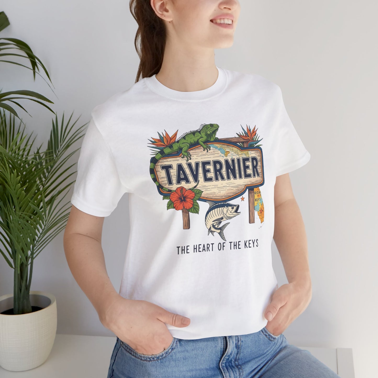FLORIDA KEYS COLLECTION Tavernier Tropical Graphic Tee, Beachwear
