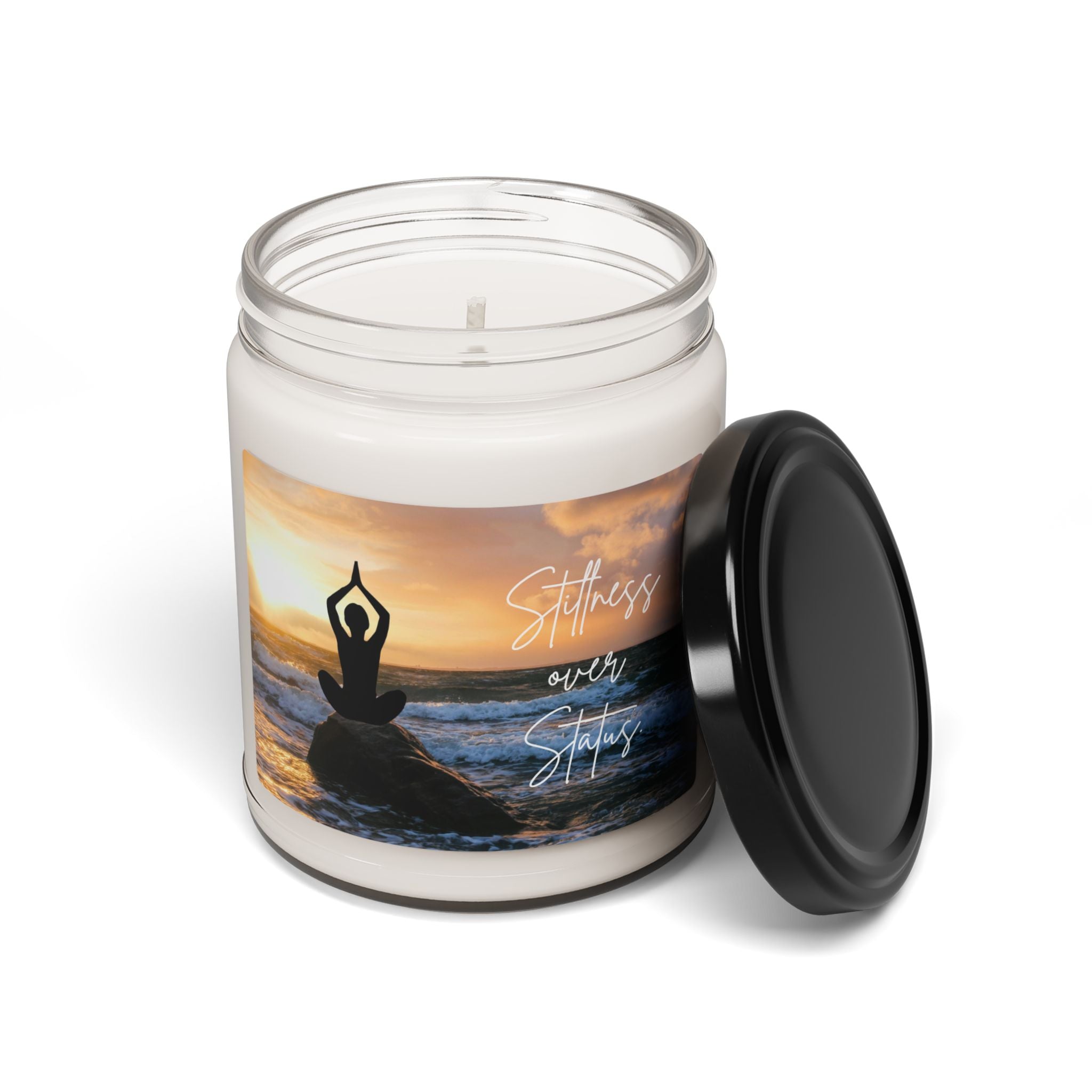 Tranquil Soy Candle, Relaxation Gift, Meditation Decor, Aromatherapy Candle, Gift for Yoga Lovers