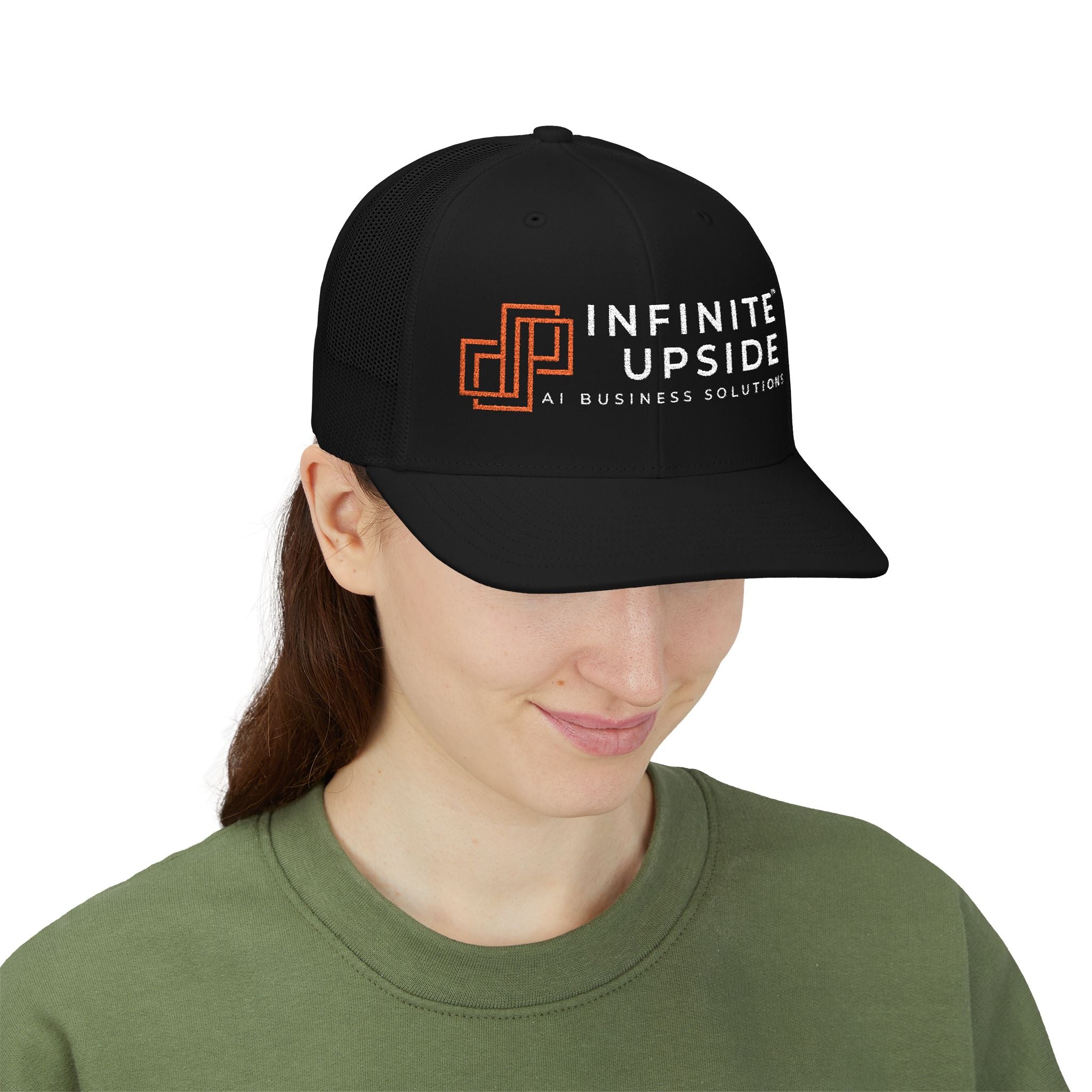 Infinite Upside™ Trucker Cap — Branded Snapback Hat for Team & Events