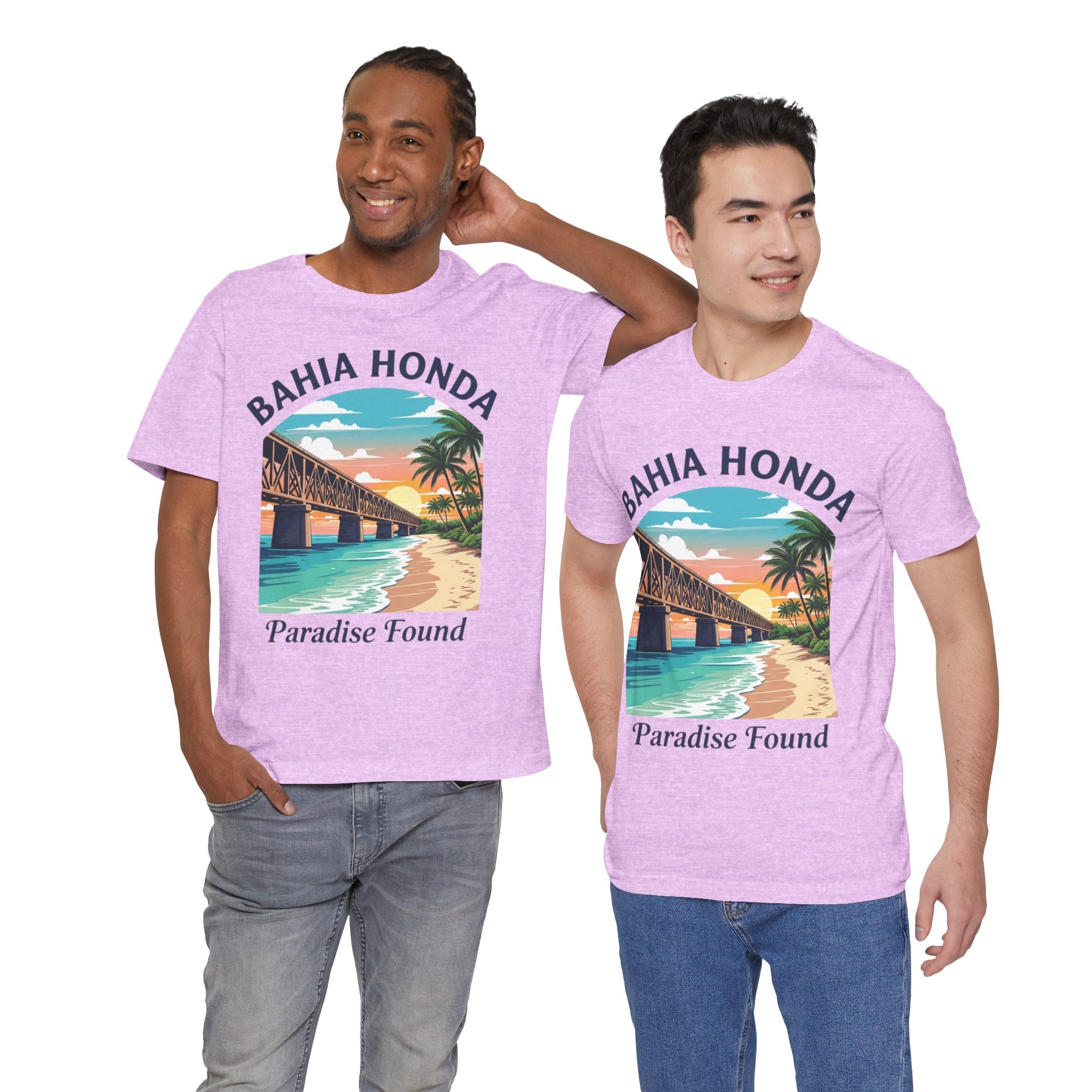 FLORIDA KEYS COLLECTION Bahia Honda Paradise Found Tee, Beach Vibes Shirt, Unisex Summer T-Shirt
