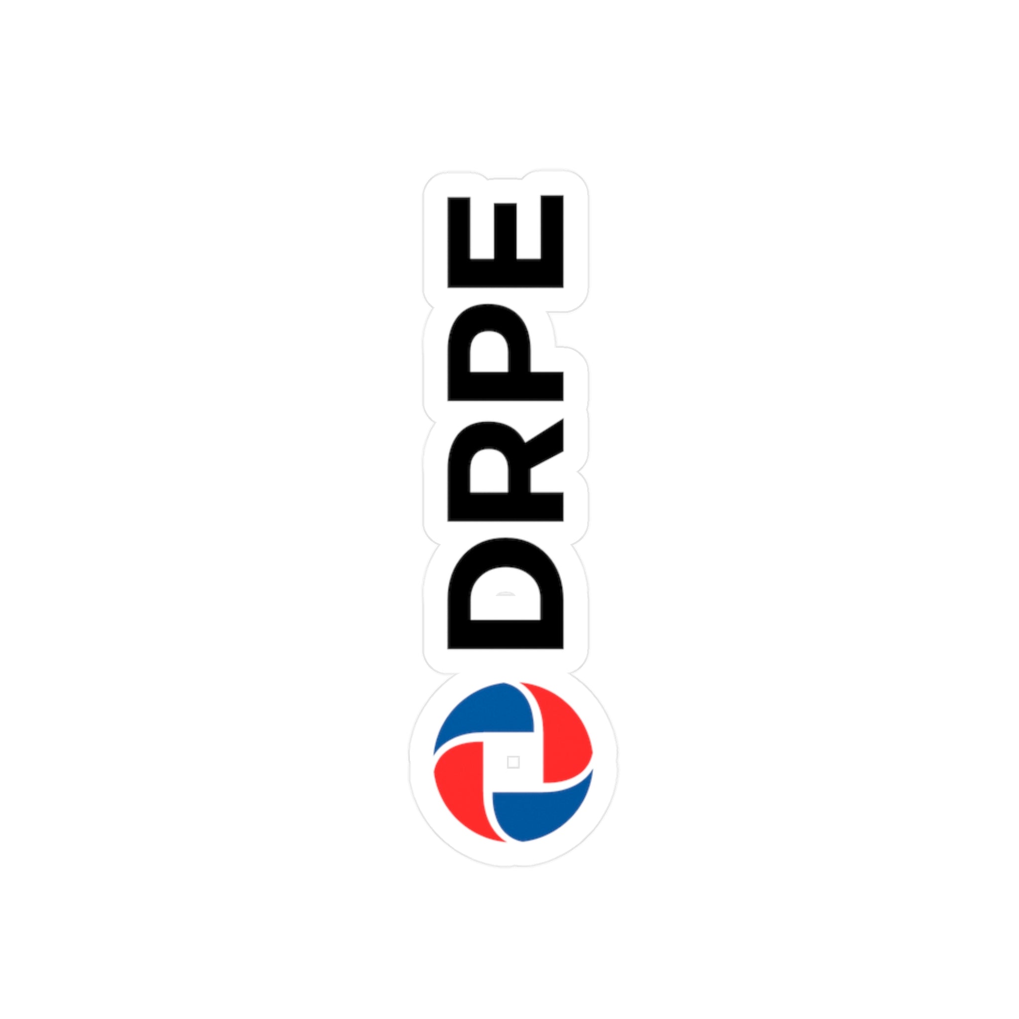 DRPE Vertical Logo Vinyl Decal