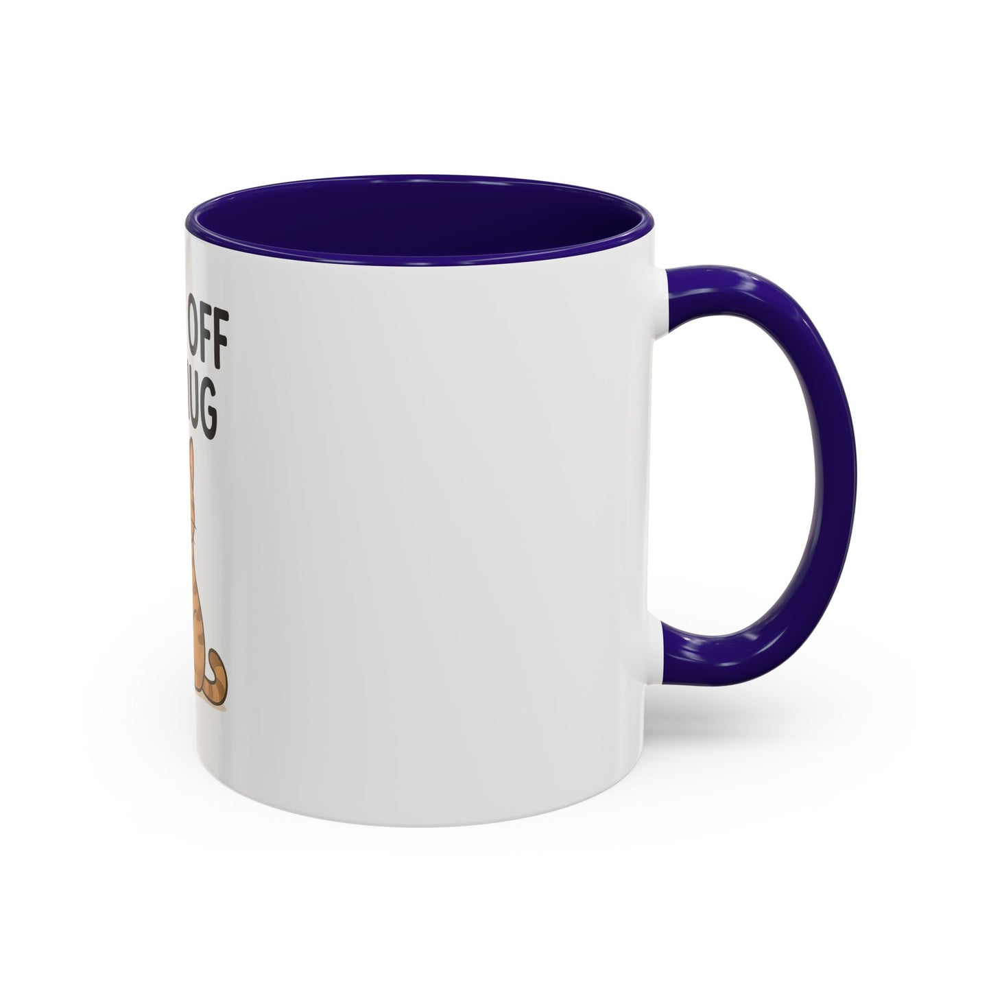 Funny Cat Mug - "Paws Off My Mug" - Colorful 11oz & 15oz Coffee Cup