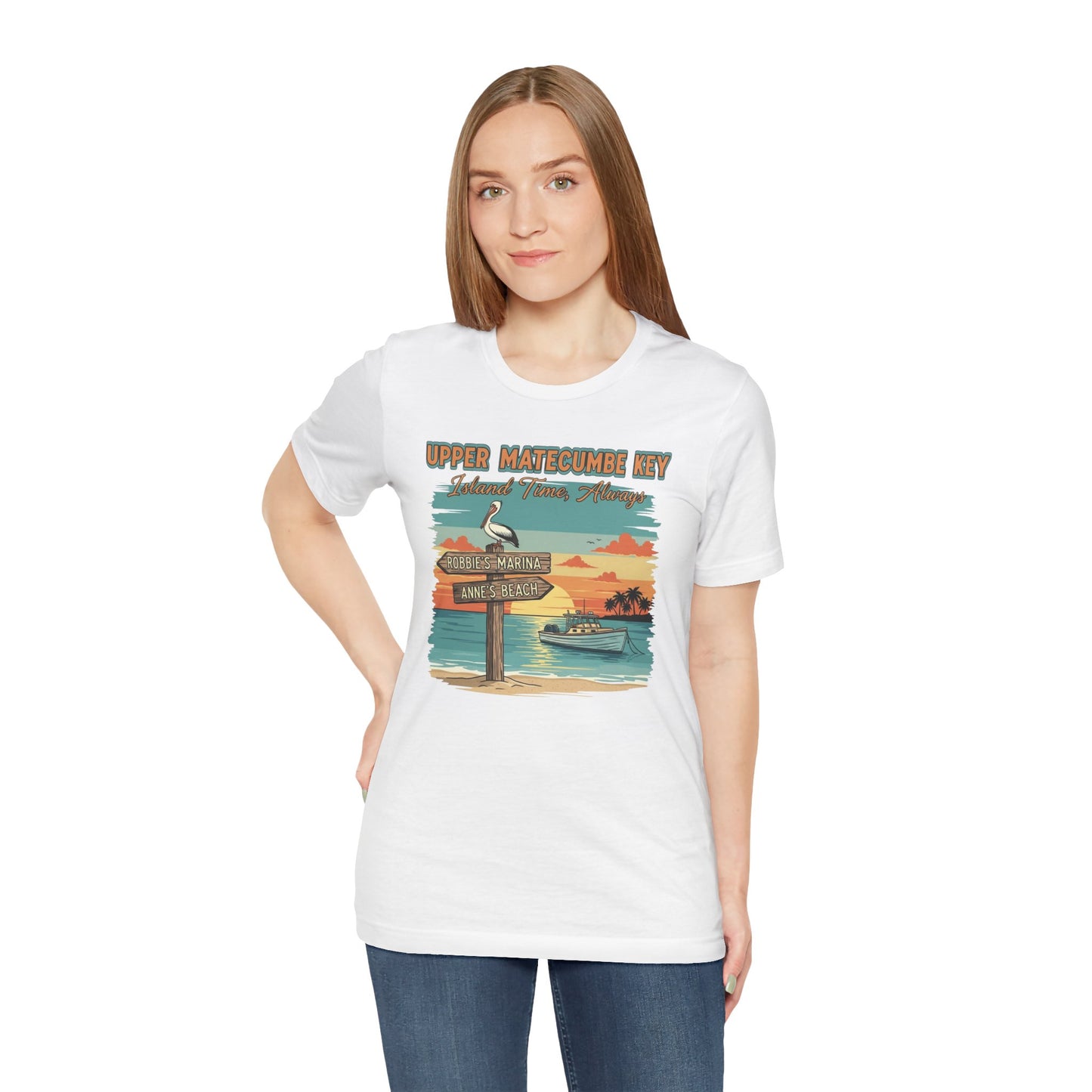 FLORIDA KEYS COLLECTION Upper Matecumbe Key Graphic Tee | Perfect for Summer Outings, Vacations