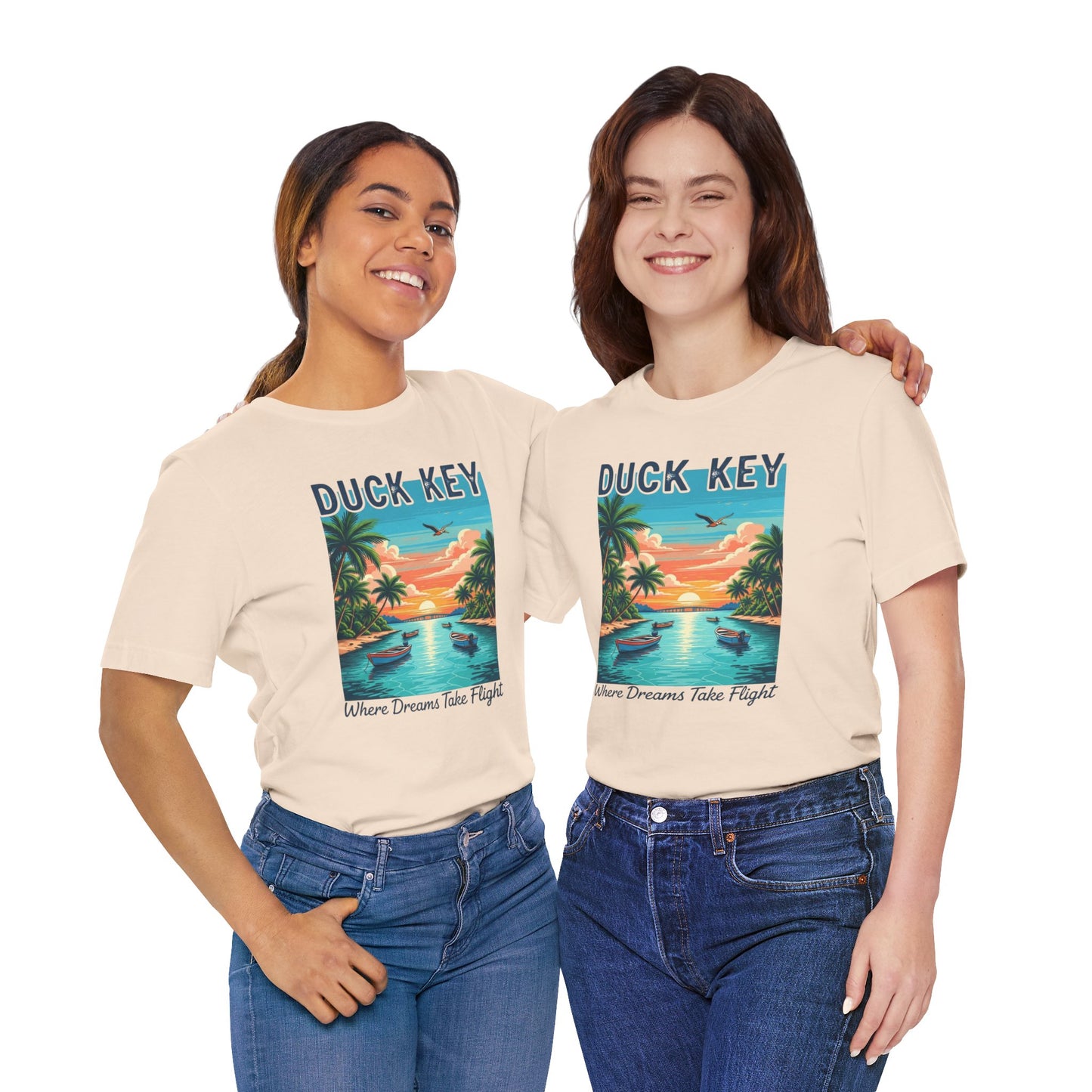 FLORIDA KEYS COLLECTION Duck Key Dreamscape Unisex Tee - Beach Vibes Shirt, Vacation T-Shirt