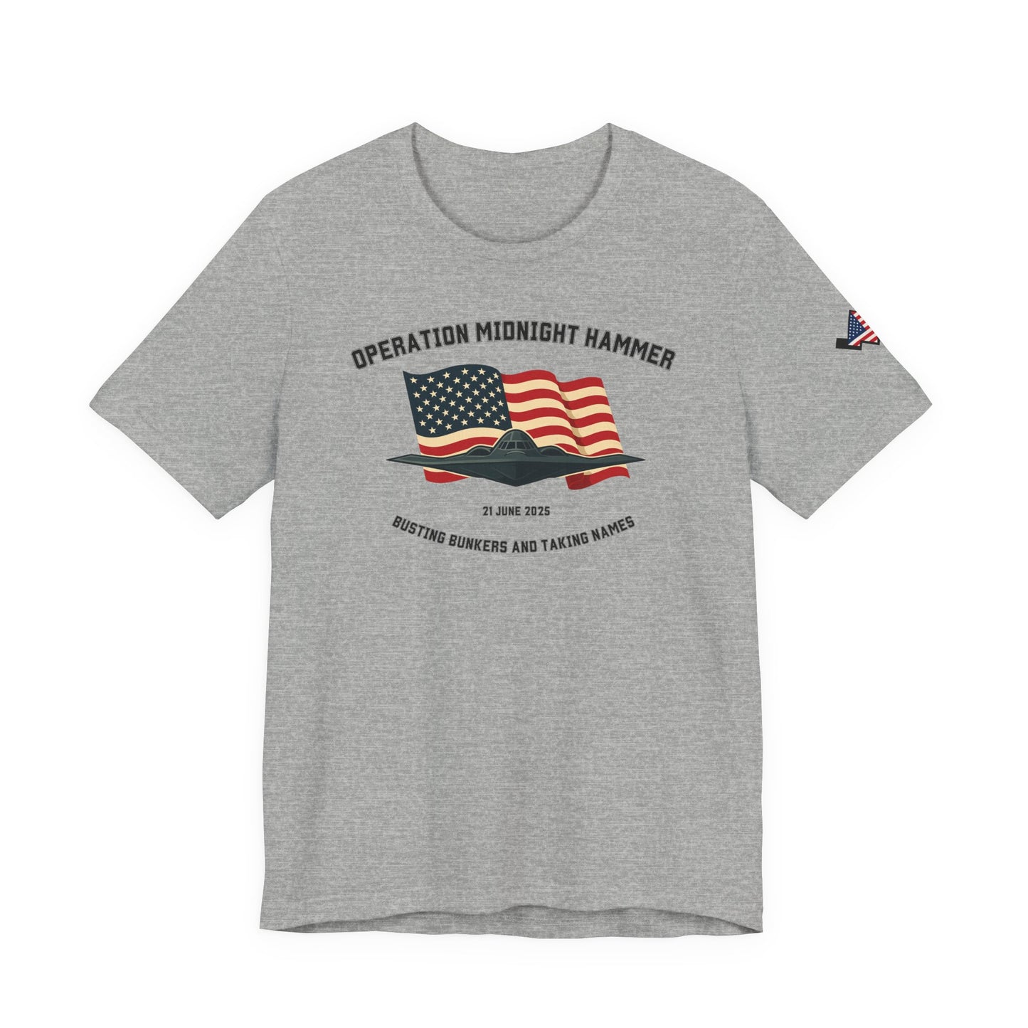 Operation Midnight Hammer, B2 Stealth Bomber Casual Shirt, Gift for Veterans