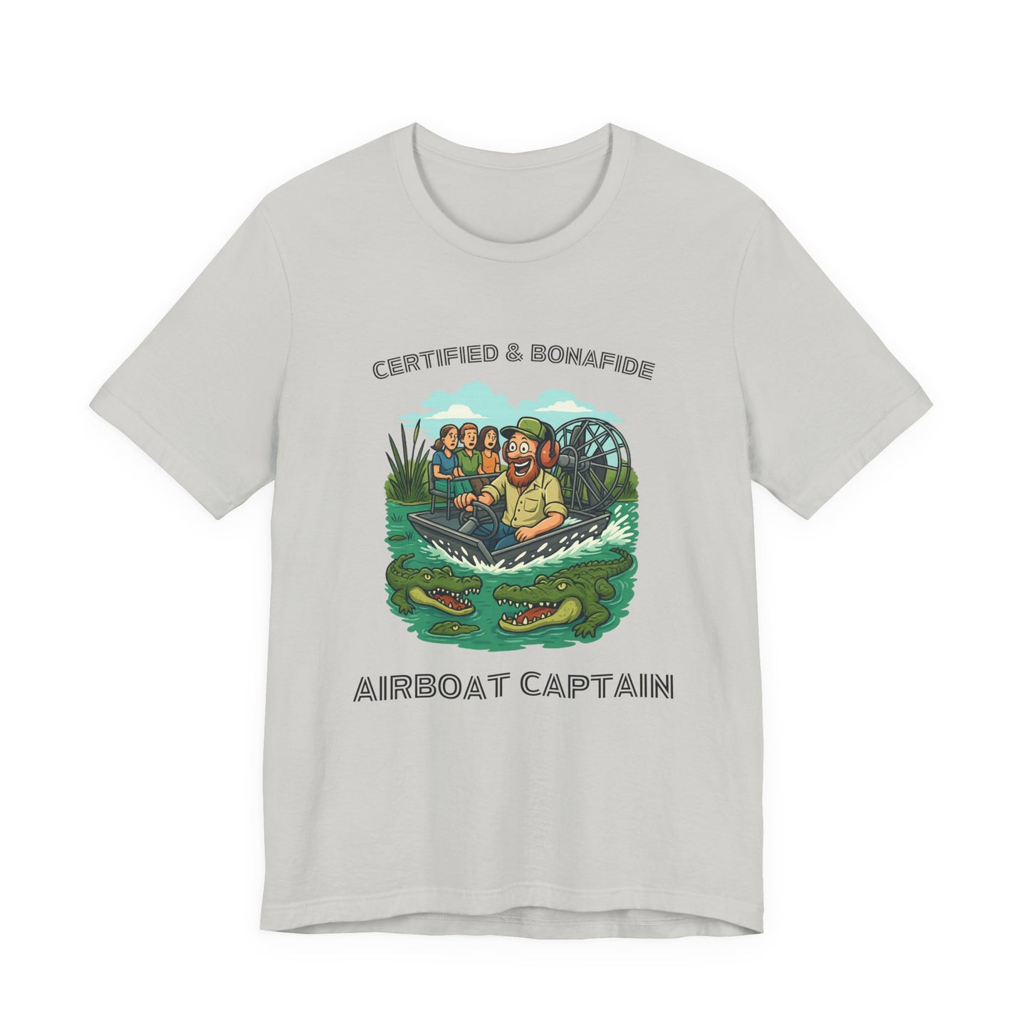 Airboat Captain Tee - Adventure Awaits! Perfect for Outdoor Enthusiasts