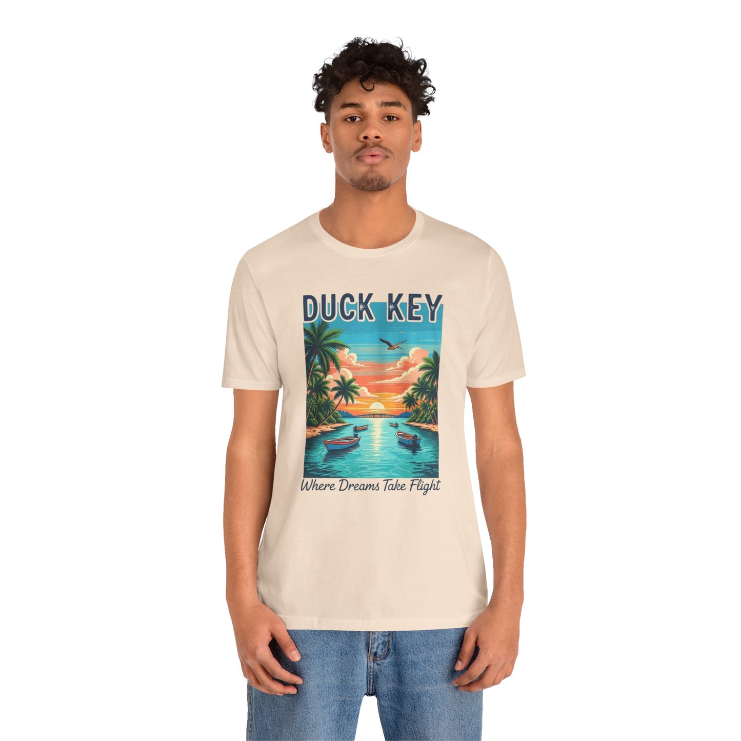 FLORIDA KEYS COLLECTION Duck Key Dreamscape Unisex Tee - Beach Vibes Shirt, Vacation T-Shirt