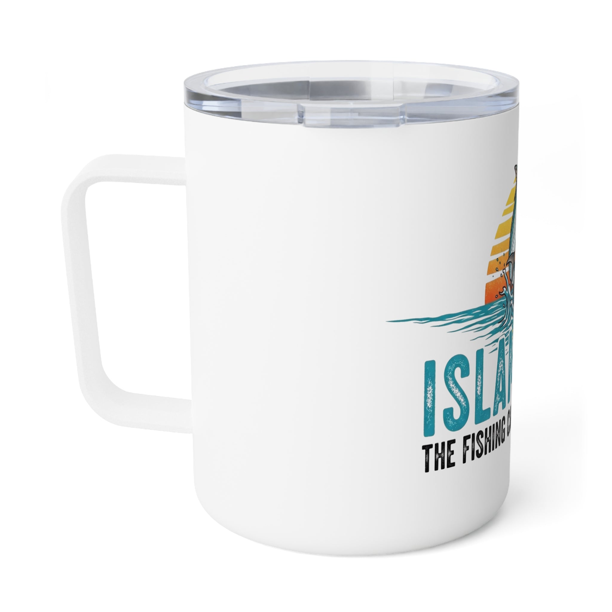 Islamorada Fishing Mug, Insulated Coffee Cup, Perfect for Fishing Enthusiasts, Travel Mug for Outdoor Lovers, Gift for Anglers