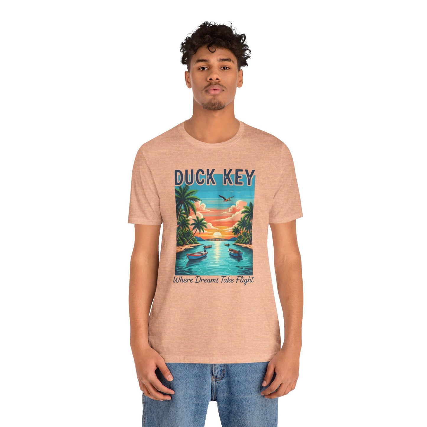 FLORIDA KEYS COLLECTION Duck Key Dreamscape Unisex Tee - Beach Vibes Shirt, Vacation T-Shirt