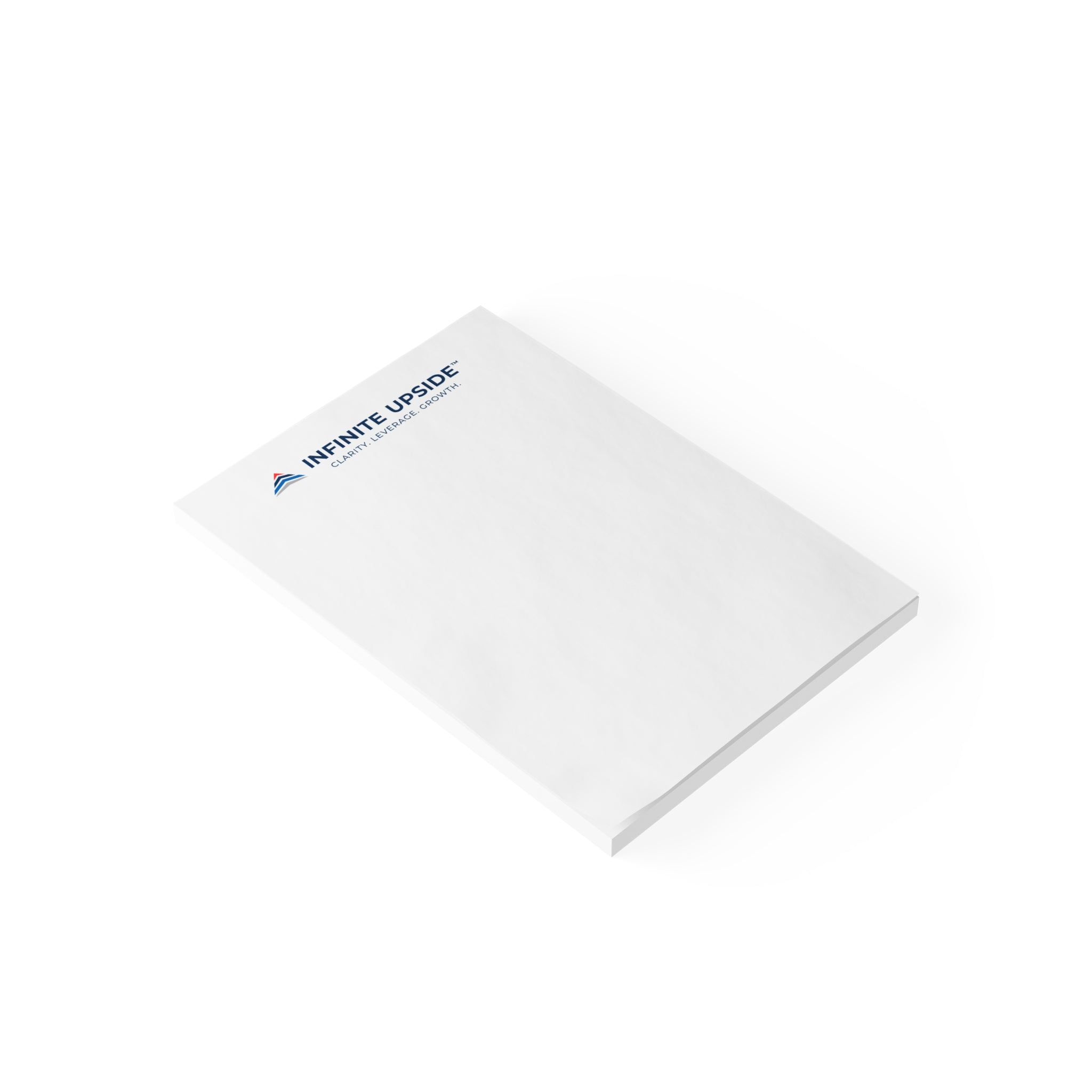 INFINITE UPSIDE™ Branded Post-It Note Pads — Corporate Logo Sticky Notes