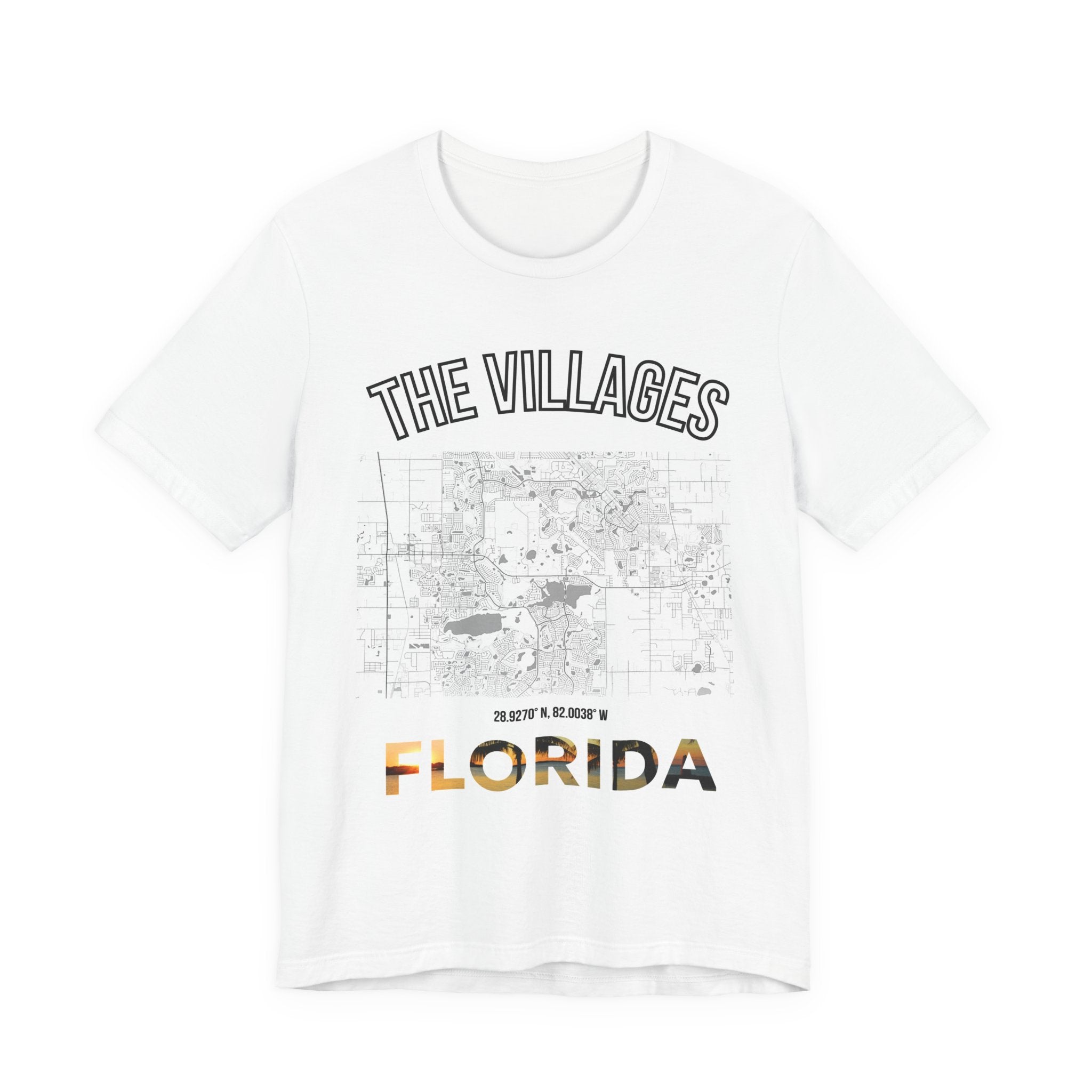 Sunshine State Vibe Tee - The Villages, Florida Graphic T-Shirt