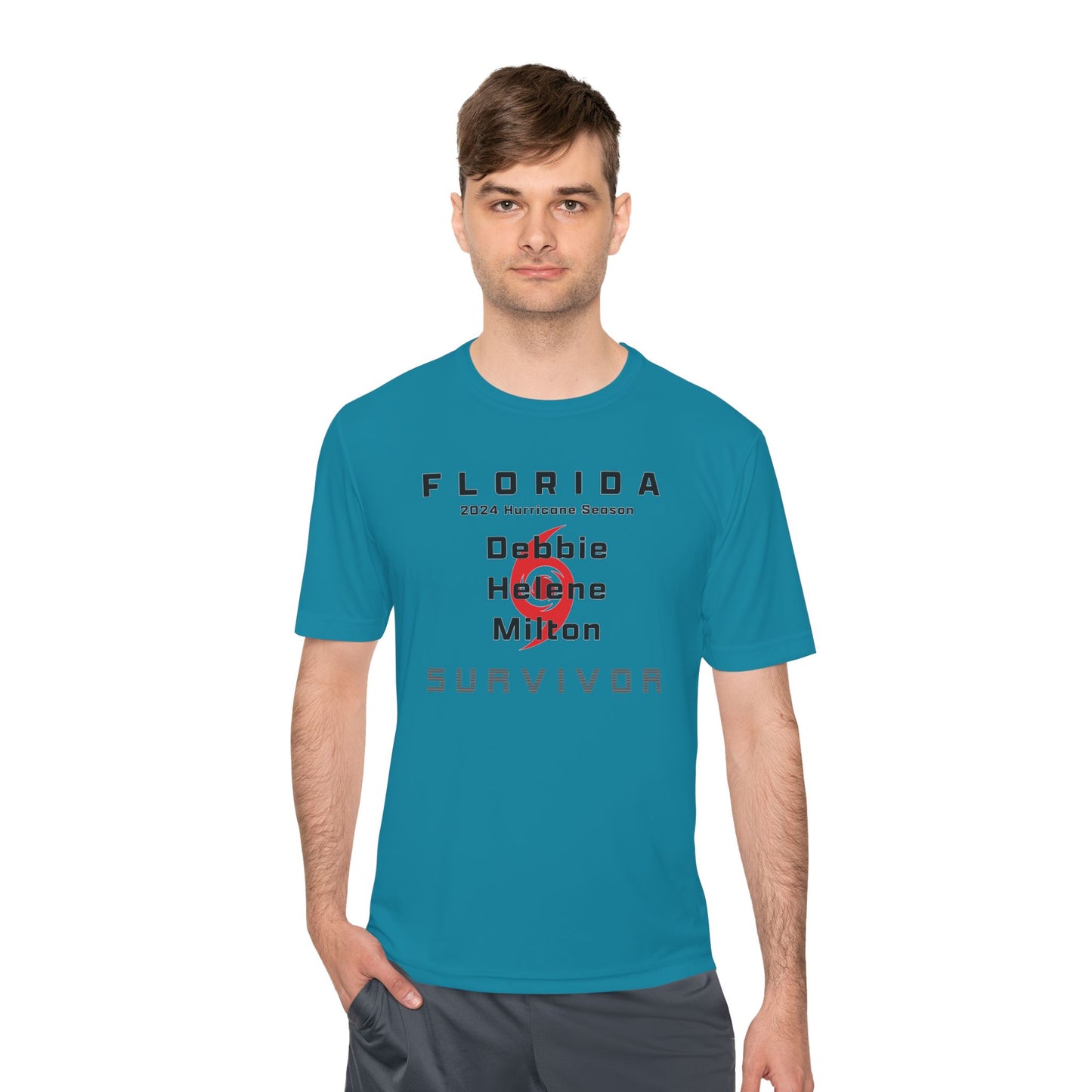 Florida 2024 Hurricane Season Unisex Moisture Wicking Tee