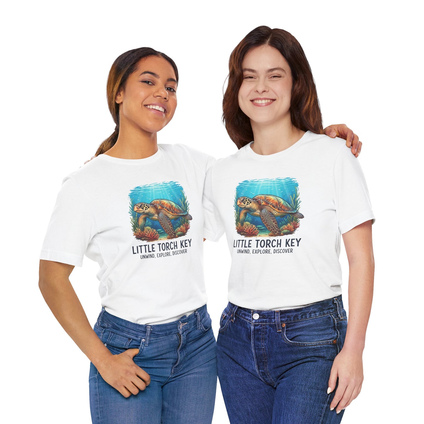 FLORIDA KEYS COLLECTION Little Torch Key Turtle Tee - Explore, Discover, Unwind