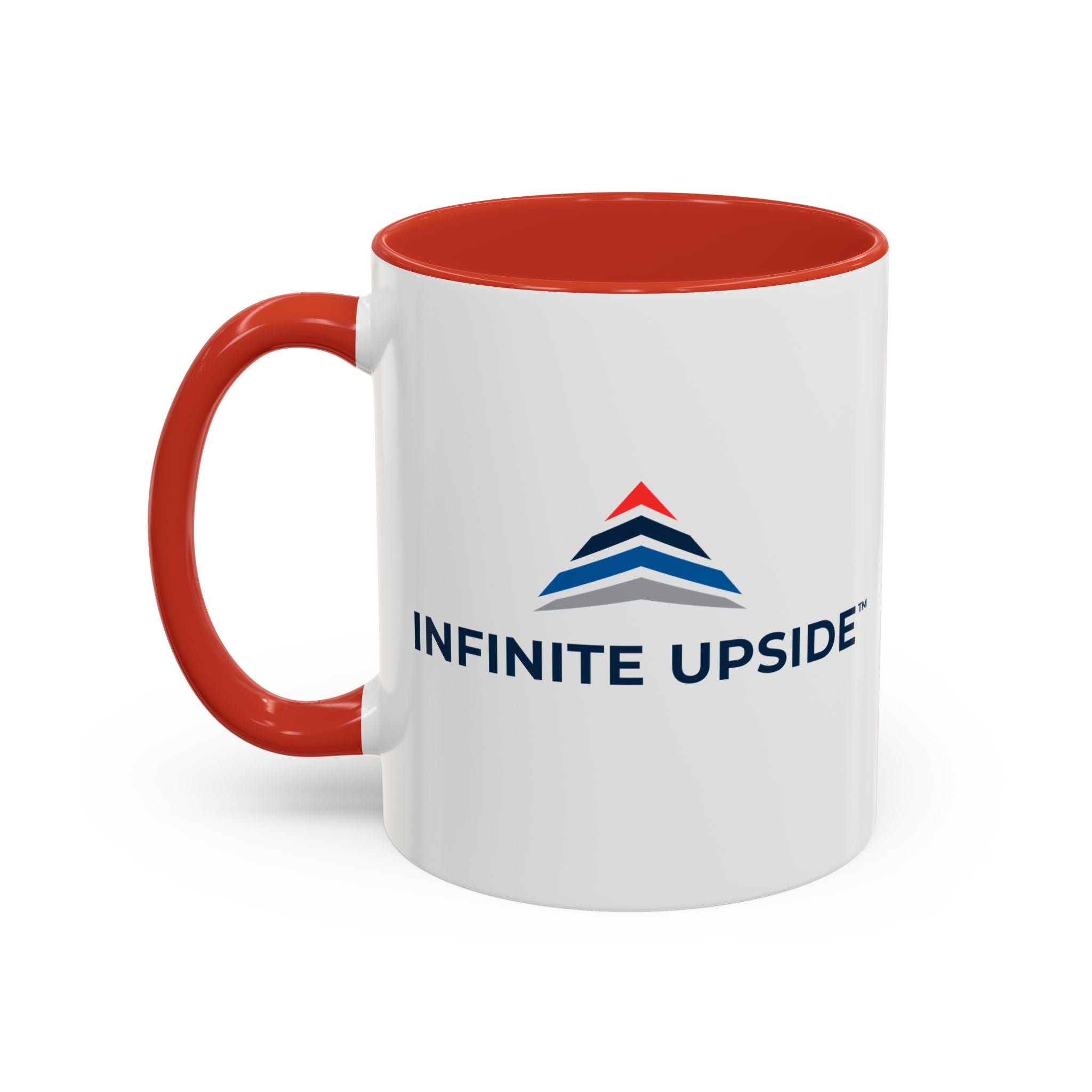 Infinity Upside™ Branded Accent Coffee Mug – Logo Coffee Cup (11/15oz)