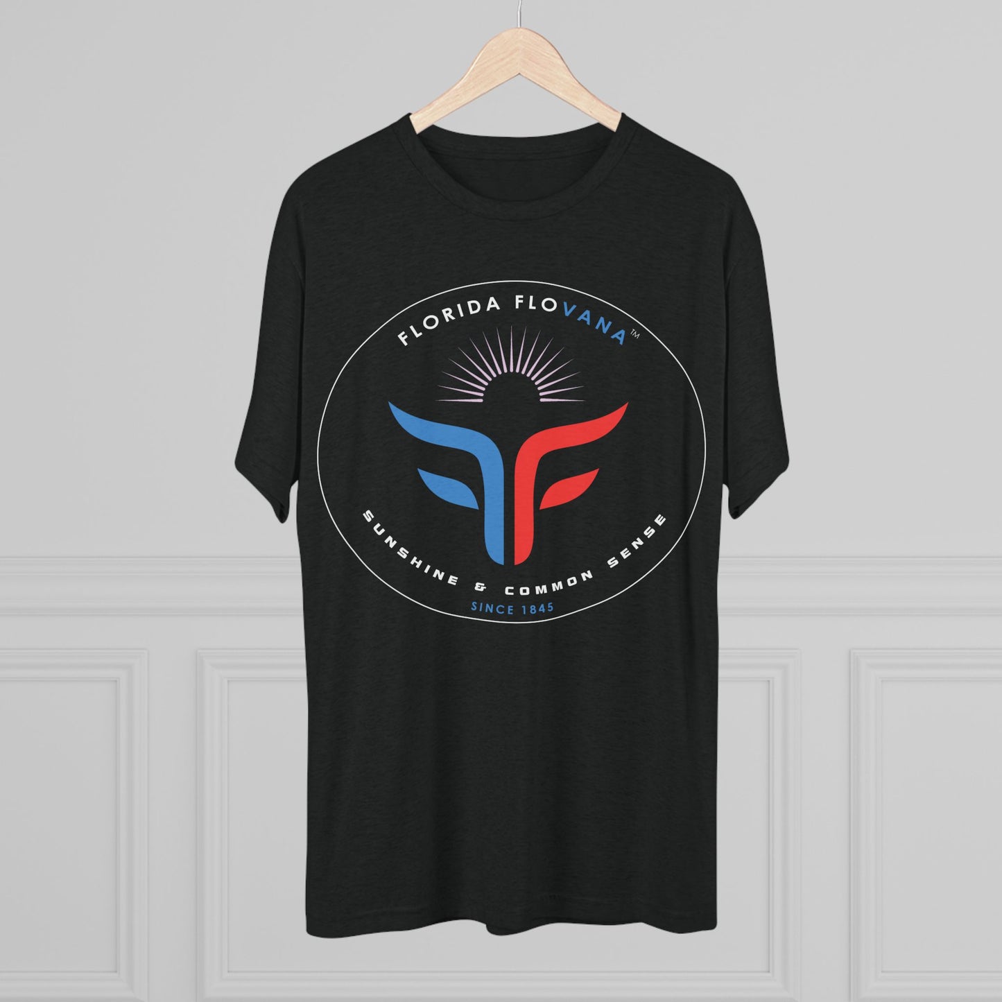 FLORIDA FLOVANA LOGO Unisex Tri-Blend Crew Tee